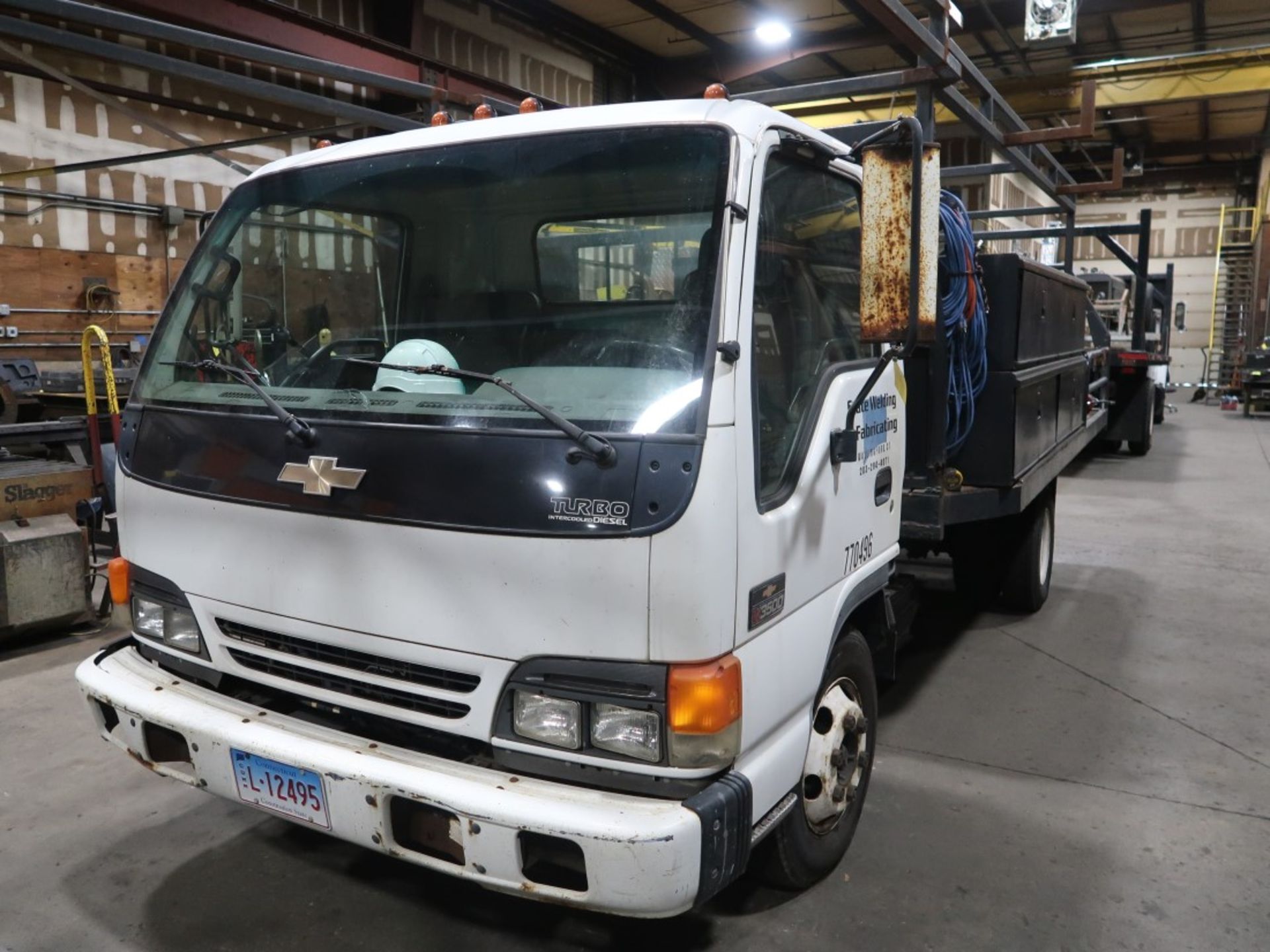 1998 Isuzu W3500 Turbo Diesel Flat Bed Truck, VIN #J8BB4B140X7017884 - Image 5 of 5