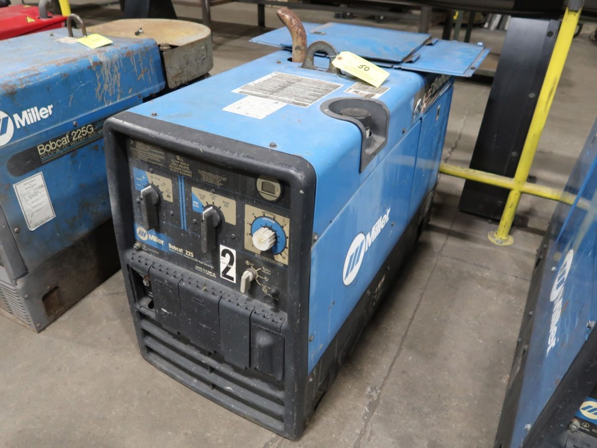 Miller Bobcat 225 AC/DC Welder x 10,000 Watt Generator - Image 2 of 5