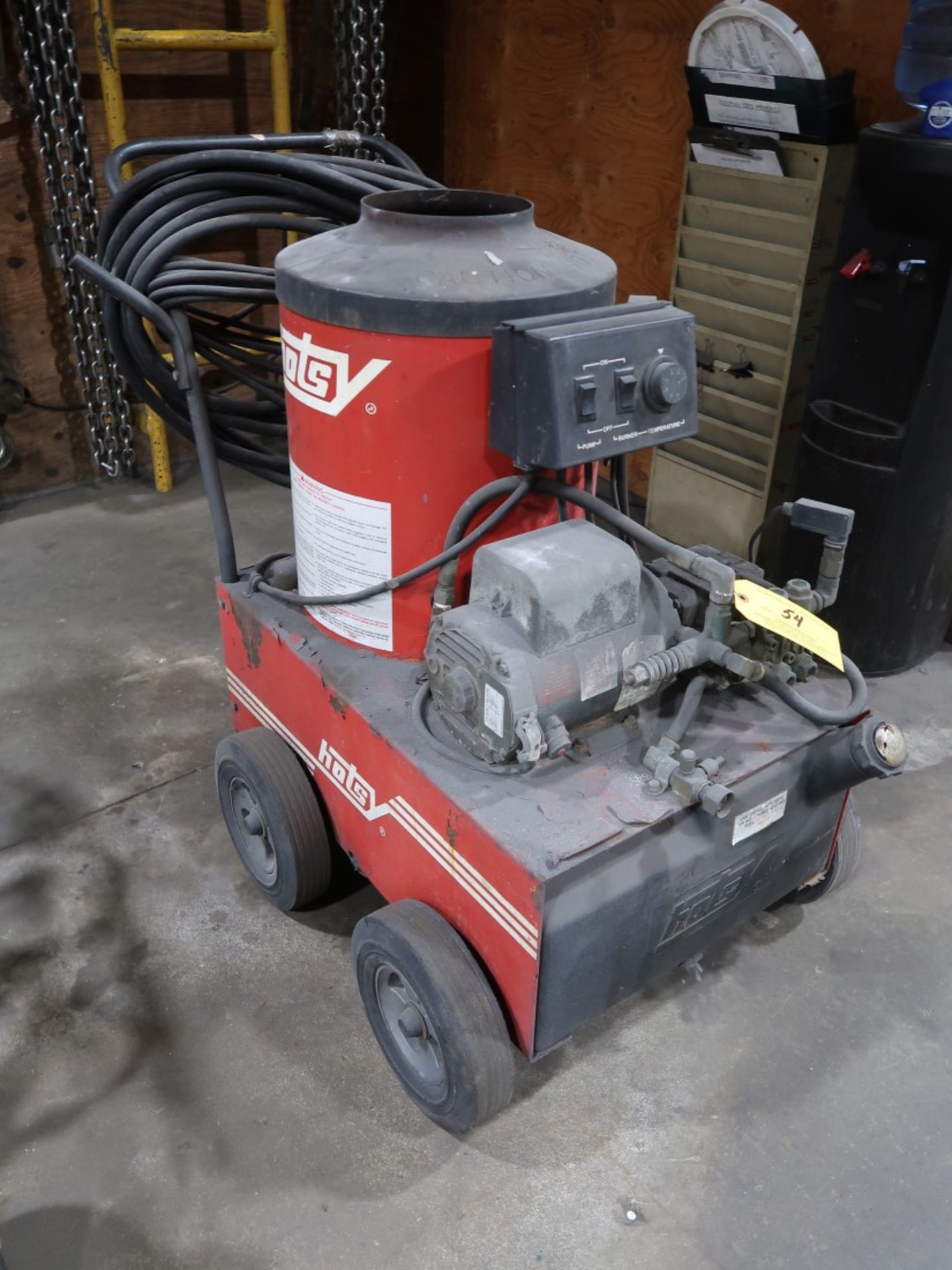 Hotsy Model 550C Hot Water Electric Pressure Washer S/N C43395, 1000 PSI