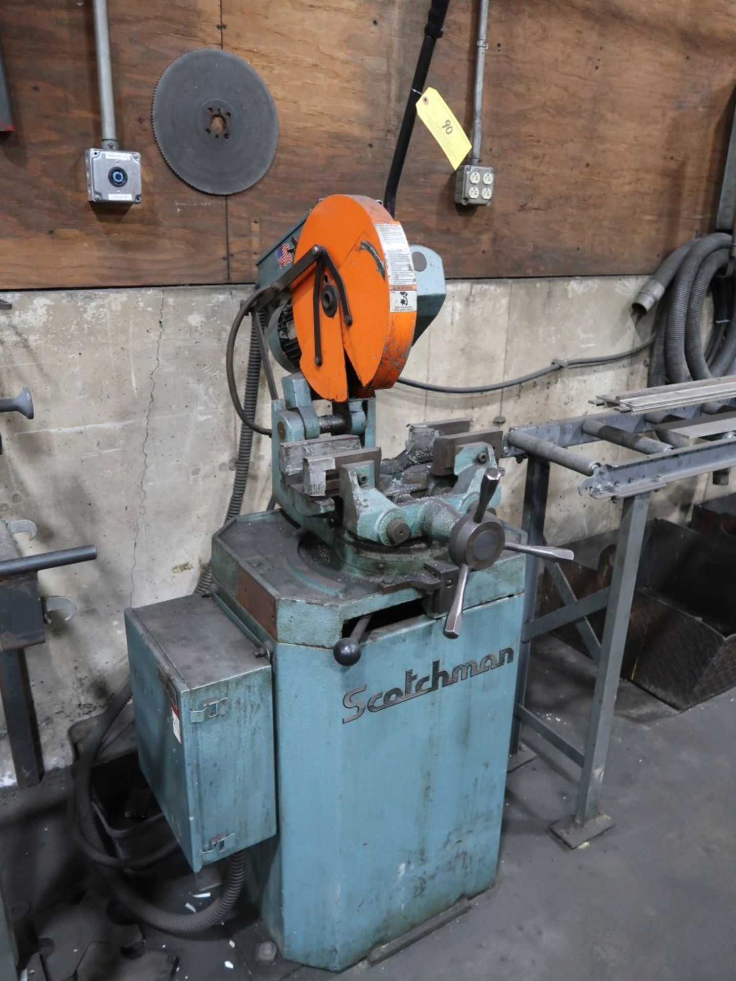 Scotchman CPO-VSLT-350 Abrasive Chop Saw, 5 HP w/ Conveyor - Image 3 of 3