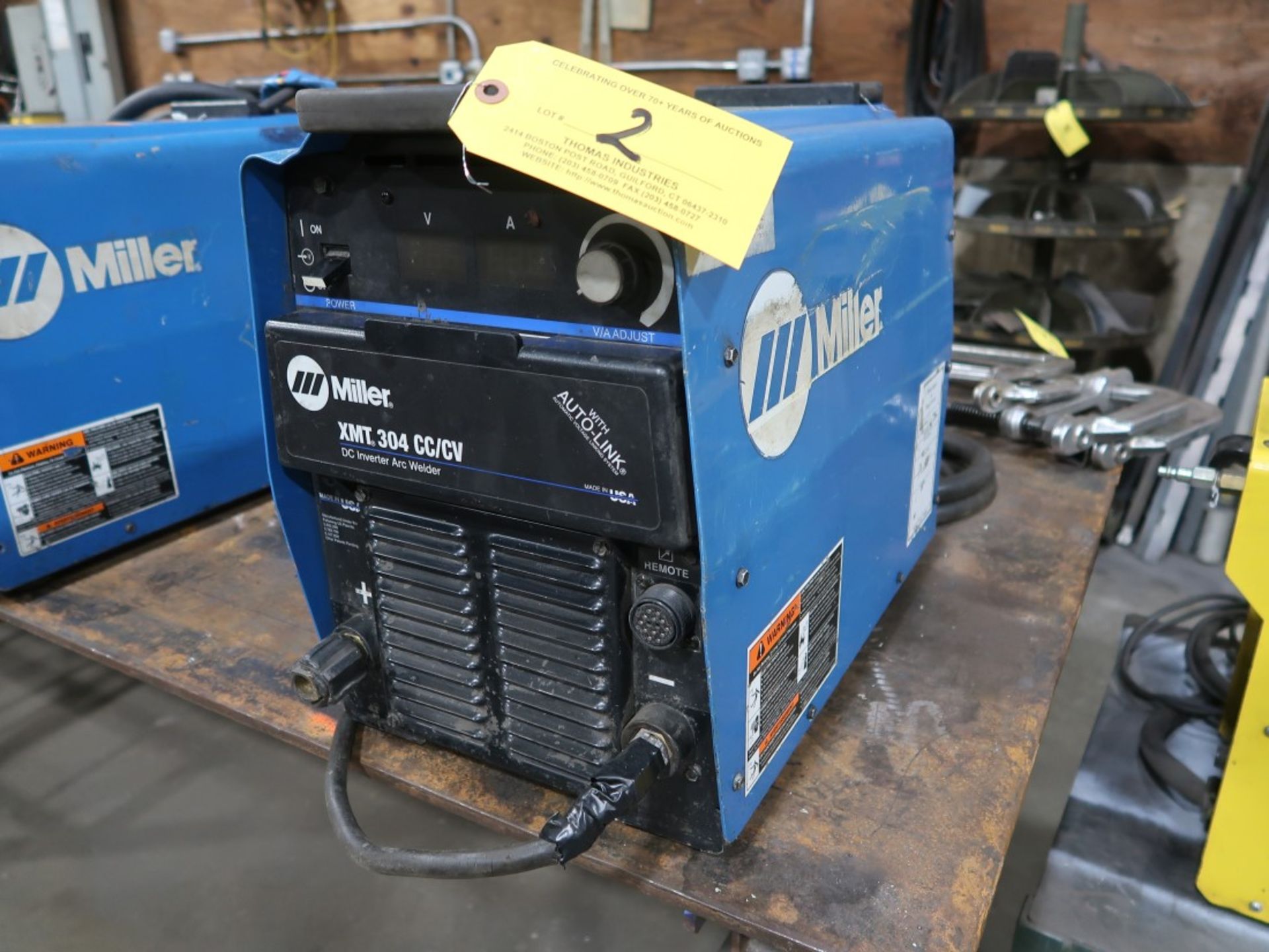 Miller Model XMT 304 CC/CV DC Inverter Multi Purpose Welder S/N LG110303A, 230/460 Volts