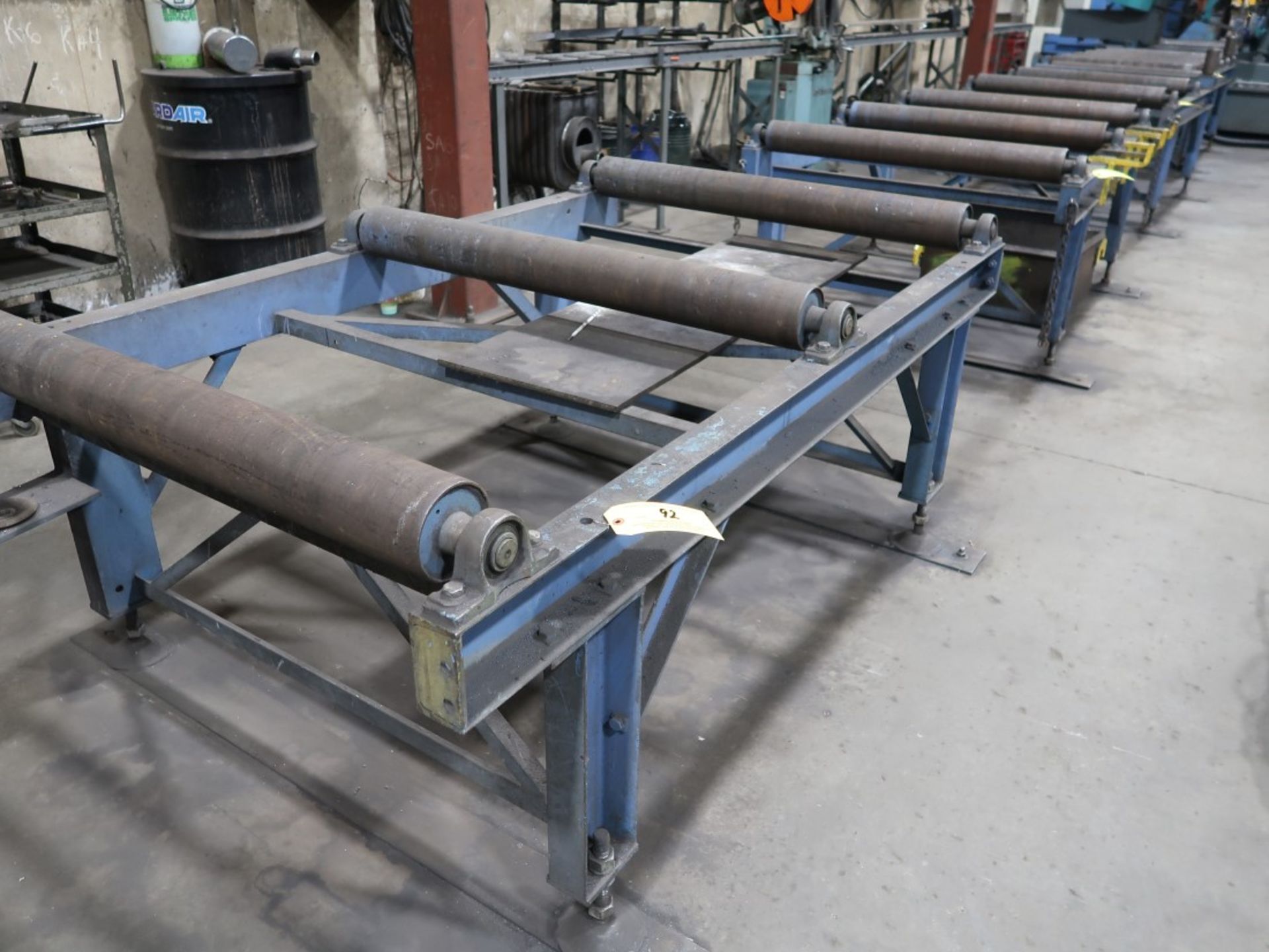 (2) Heavy Duty Roller Coveyors Approx 48" W x 72" L Each - Image 3 of 3