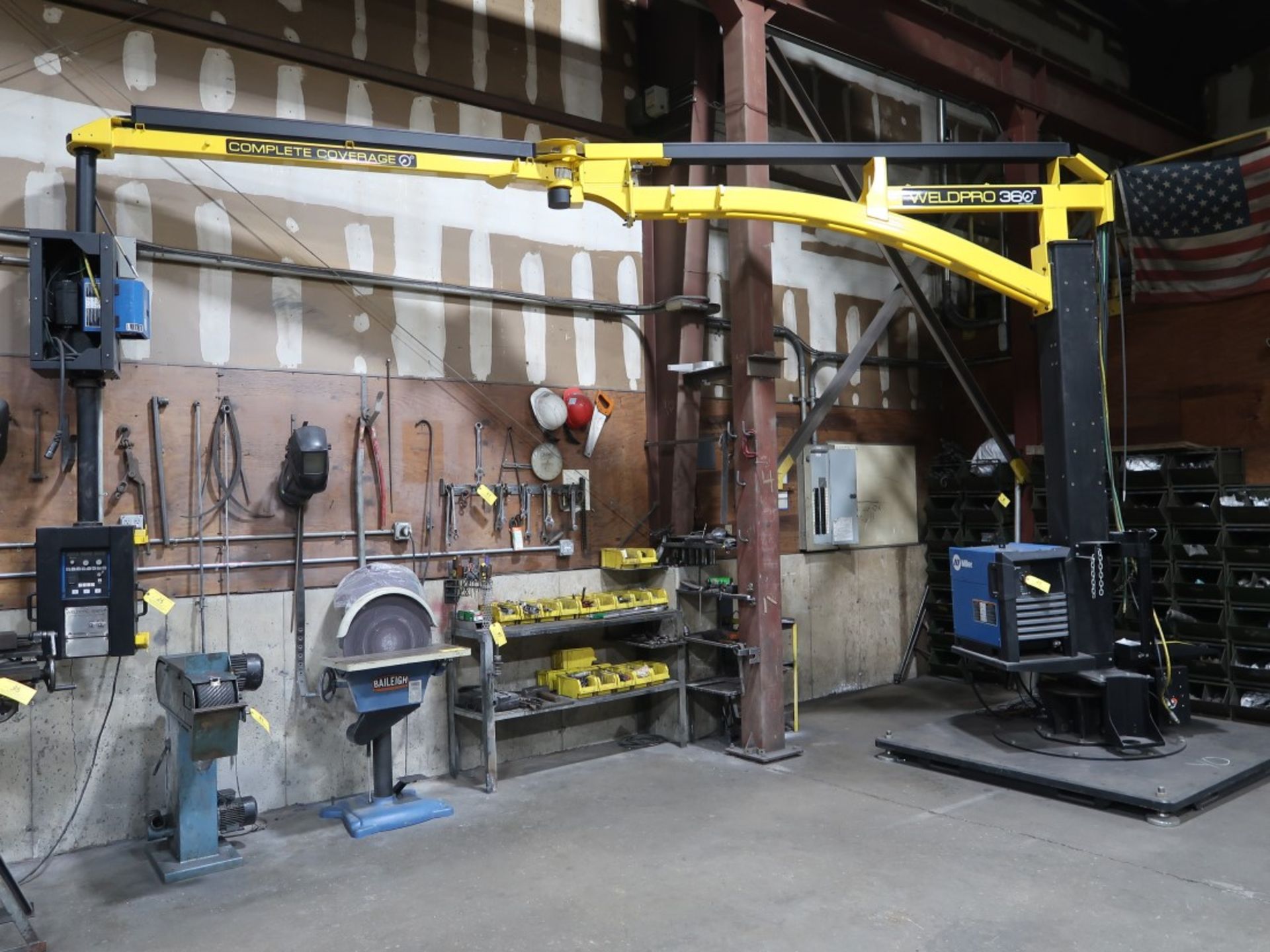 2019 Weldpro 360 Limited Rotation Mig Boom Welder, 2019 360LR-MC 360, Mig Welder Continum 350, 4 - Image 4 of 8