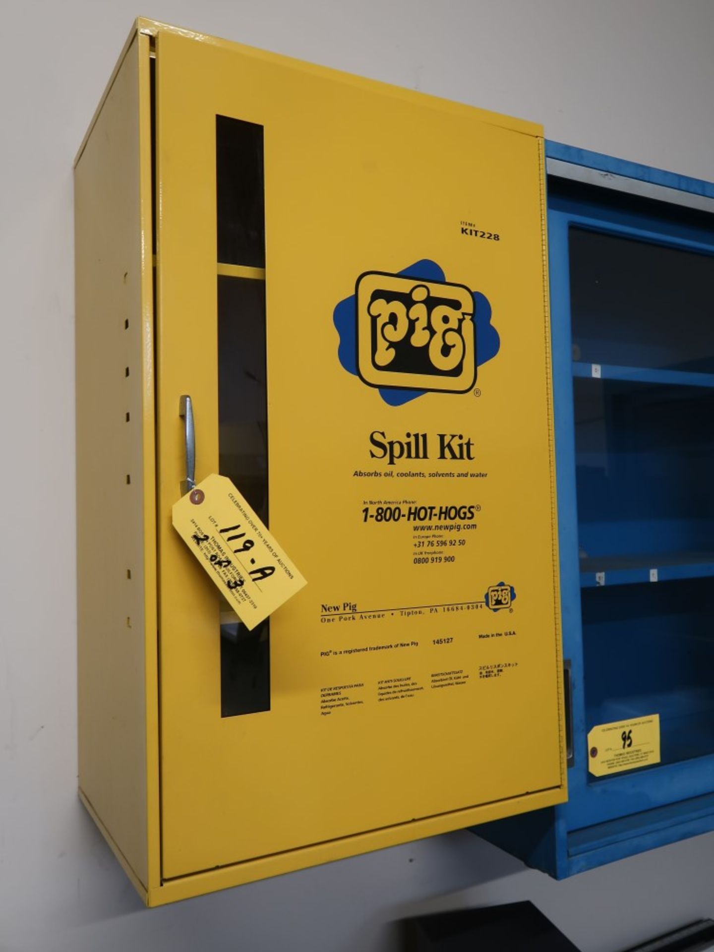 (3) Pig Spill Kit Cabinets - Image 2 of 3