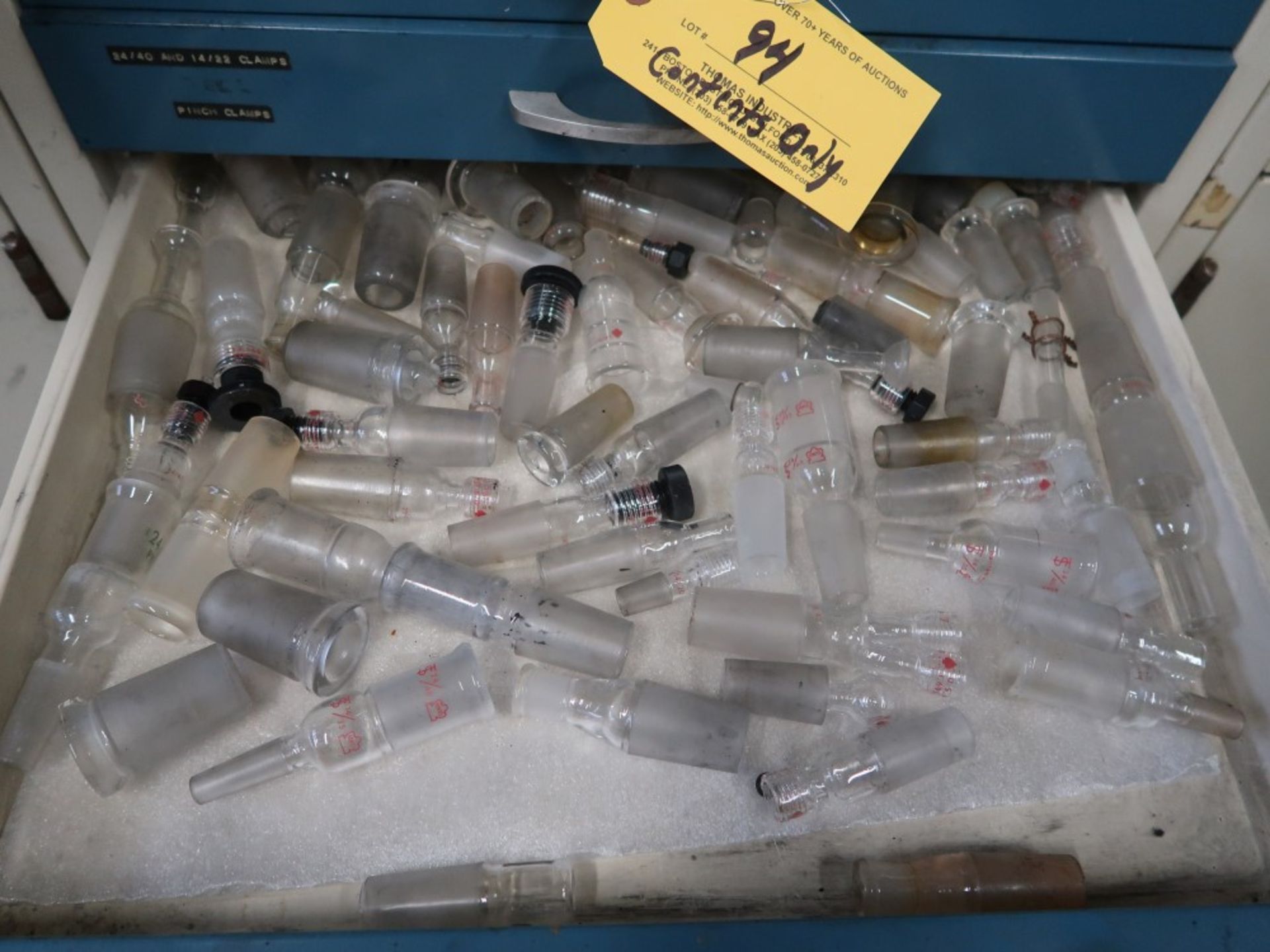 Large Assortment of Laboratory Glassware Located in Lab Counter Drawers - Image 3 of 17