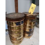 (12) Assorted U.S. Standard Sieve Series Testing Sieves