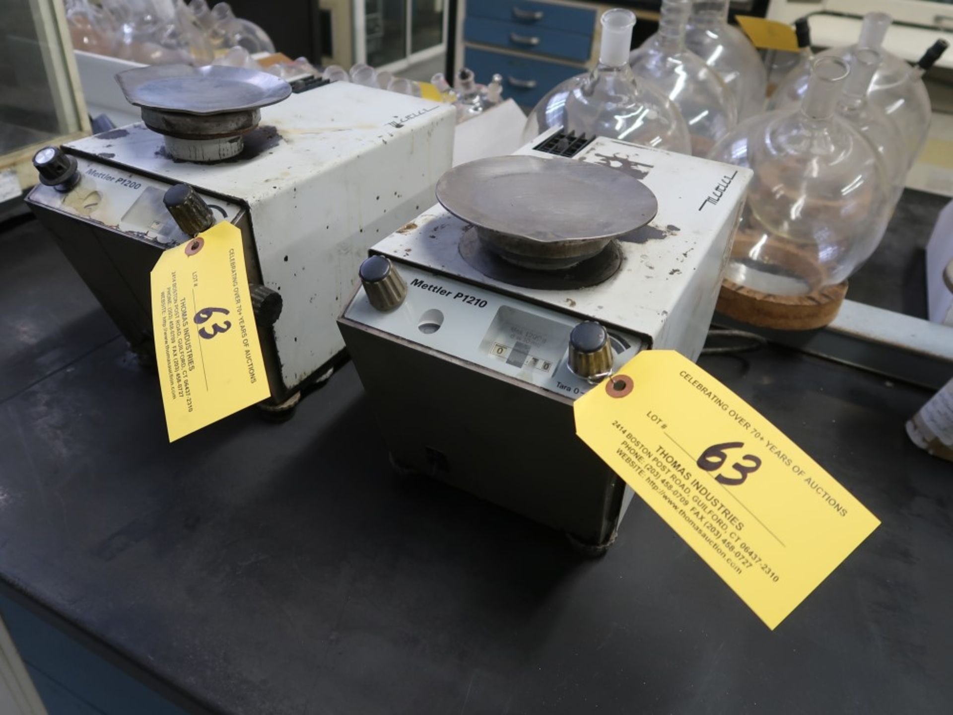 (2) Mettler Laboratory Scales Model P1200 & P1210 - Image 2 of 2