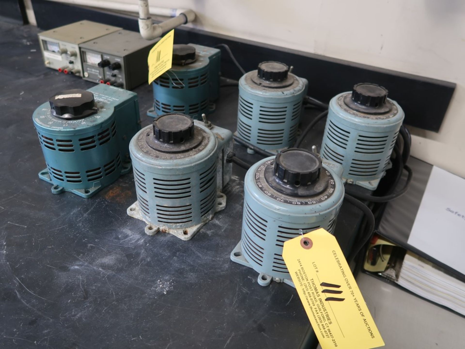 (6) Assorted Powerstat Variable Auto Transformers - Image 2 of 2