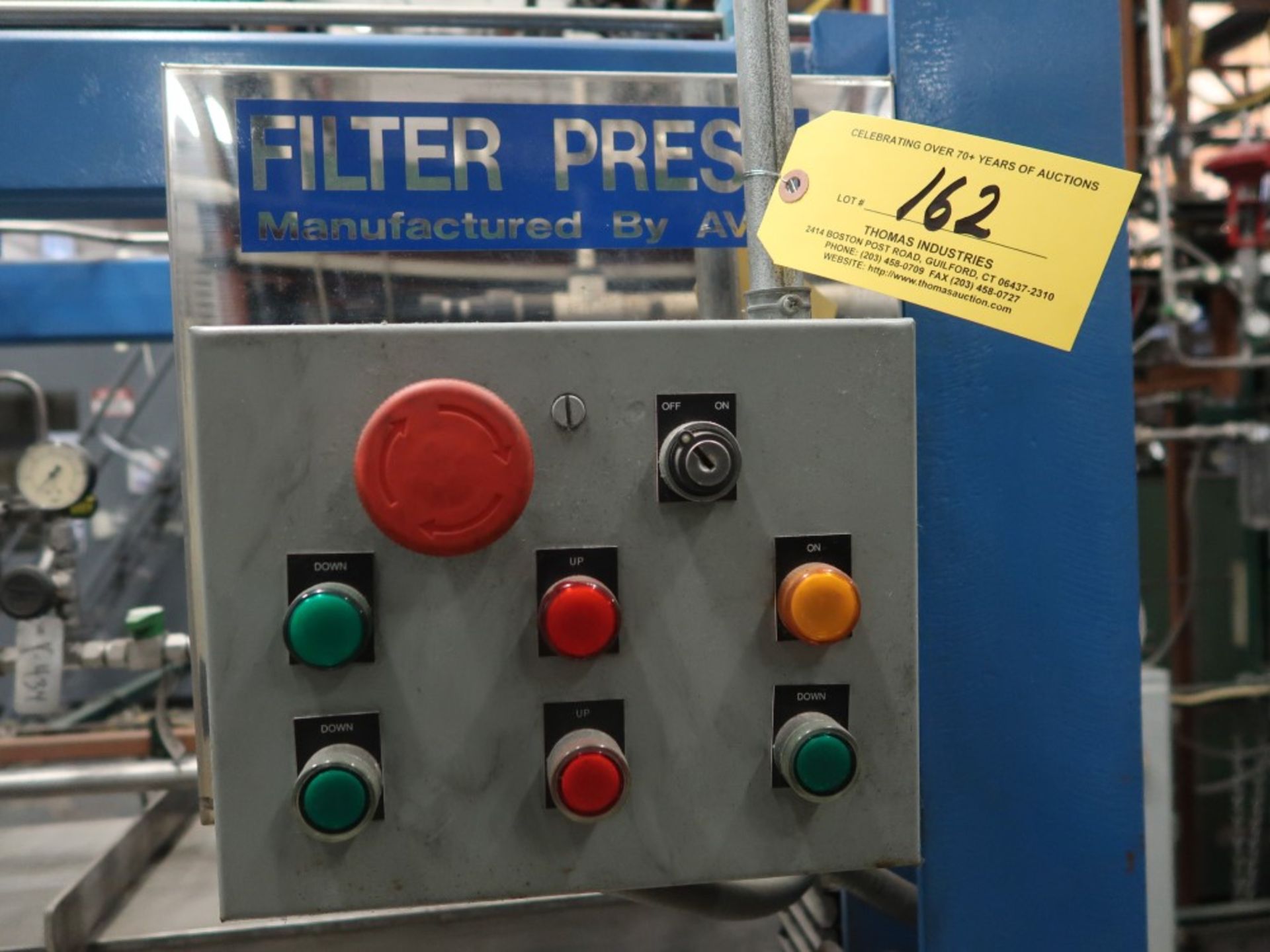Avia Hydraulic Filter Press w/ Vickers Hydraulic Unit - Image 6 of 7