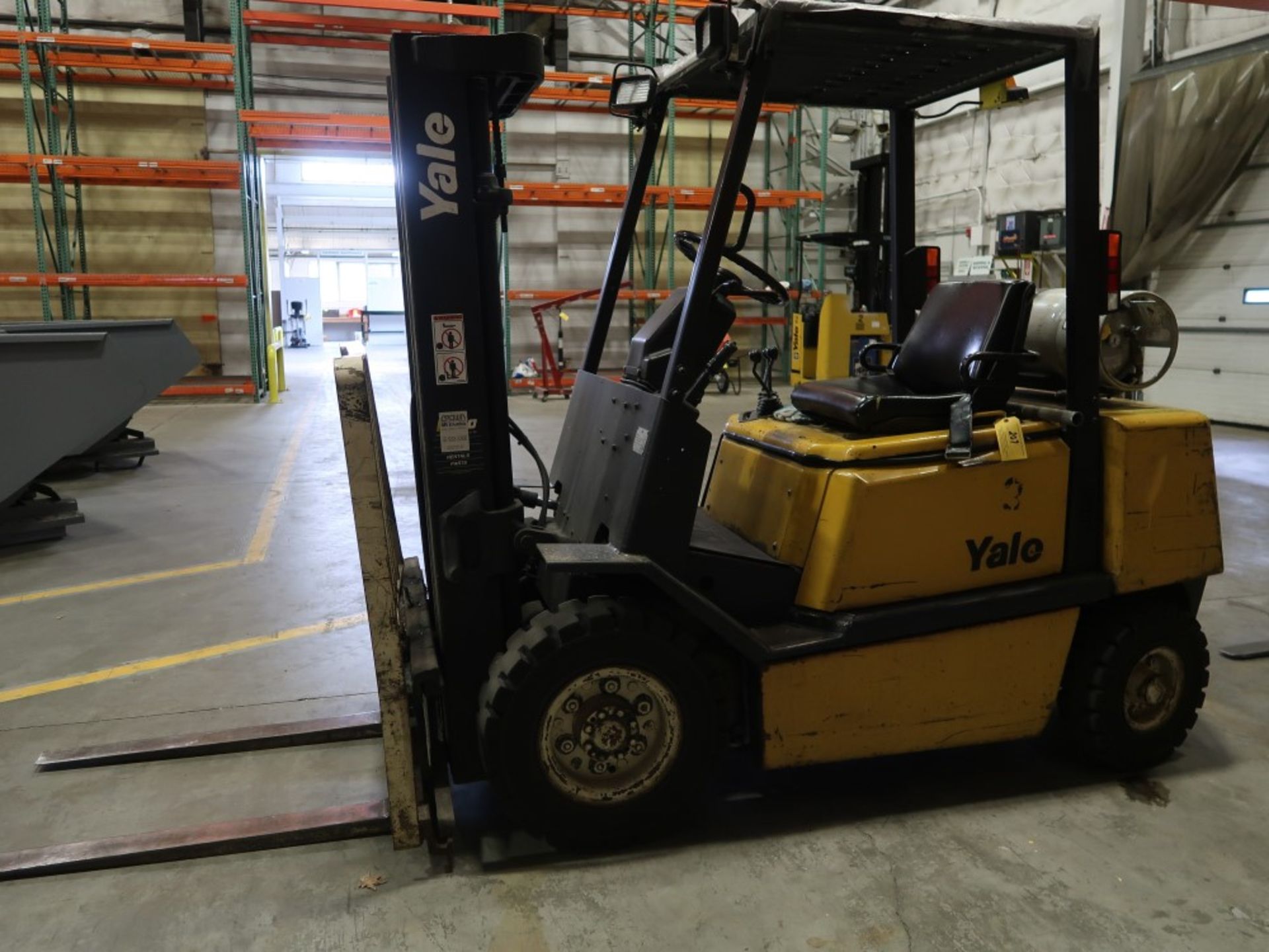 Yale Model GLP050TENUAE080 5,000 Lb Cap LPG Forklift (DELAYED DELIVERY 6/14) - Image 7 of 7