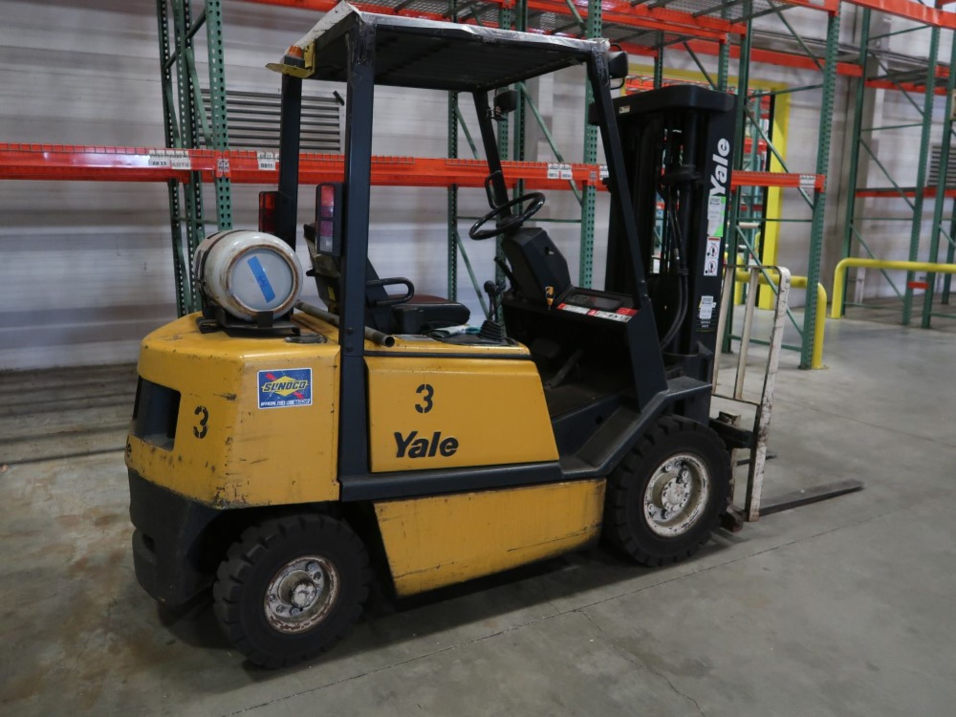 Yale Model GLP050TENUAE080 5,000 Lb Cap LPG Forklift (DELAYED DELIVERY 6/14)