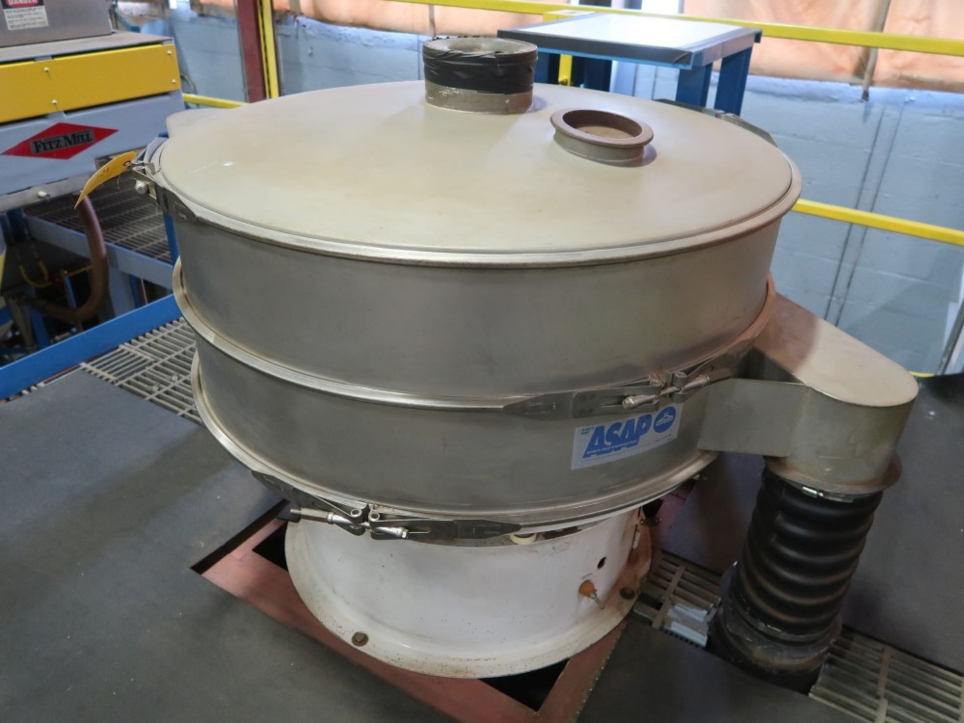 Sweco Vibro Energy Seperator 48" Vibratory Screener Model XS48S88 S/N 644158-A1096, Stainless, 2. - Image 3 of 5