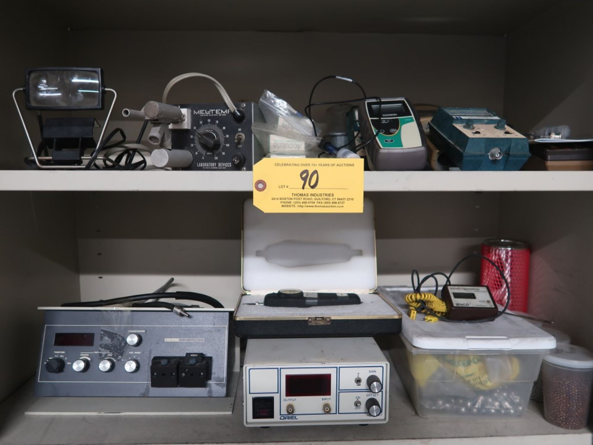 Cabinet w/ Contents Including: Large Assortment of Assorted Test Equipment - Image 2 of 4