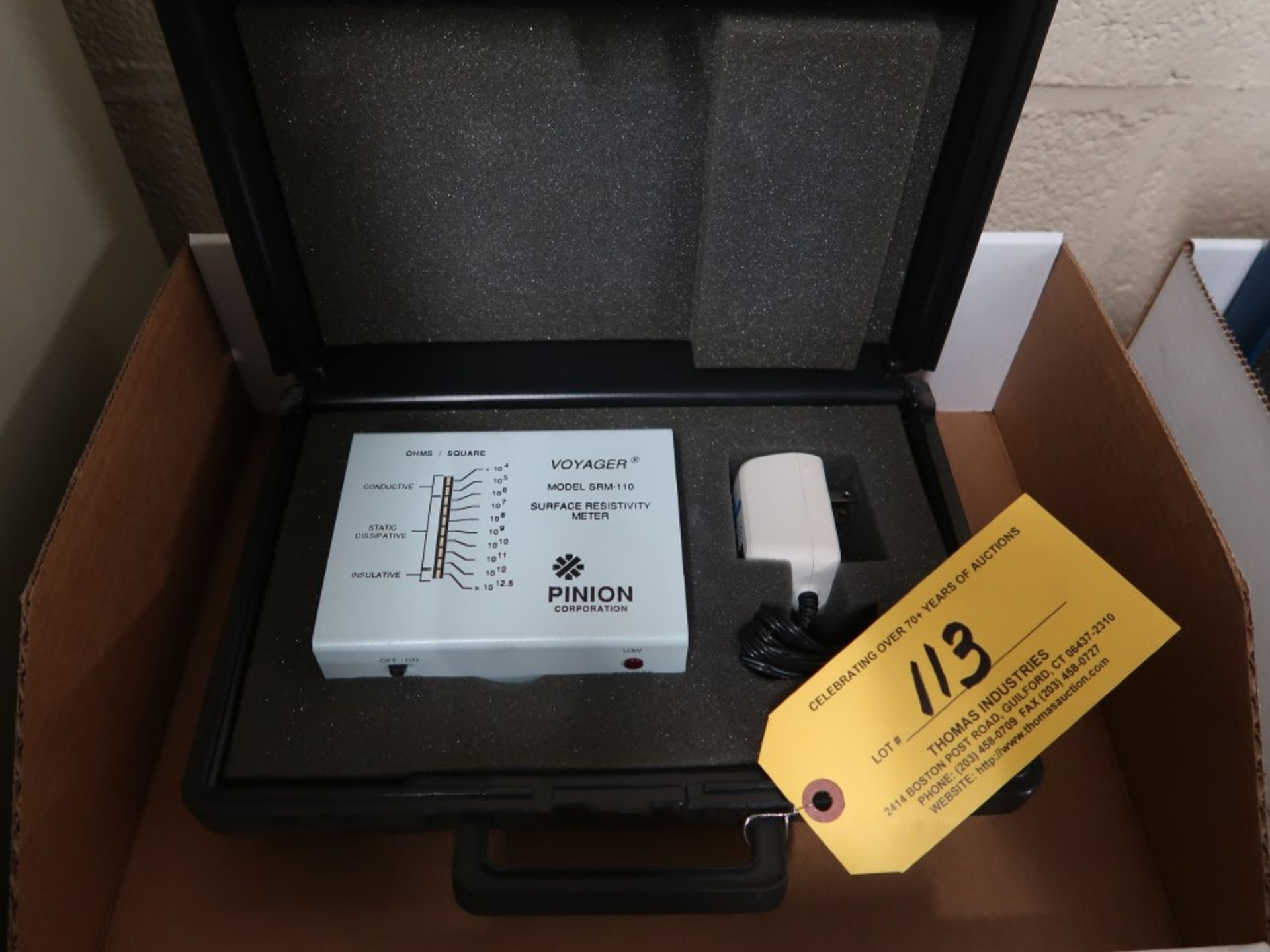 Pinion Corp Voyager Model SRM-110 Surface Resistivity Meter