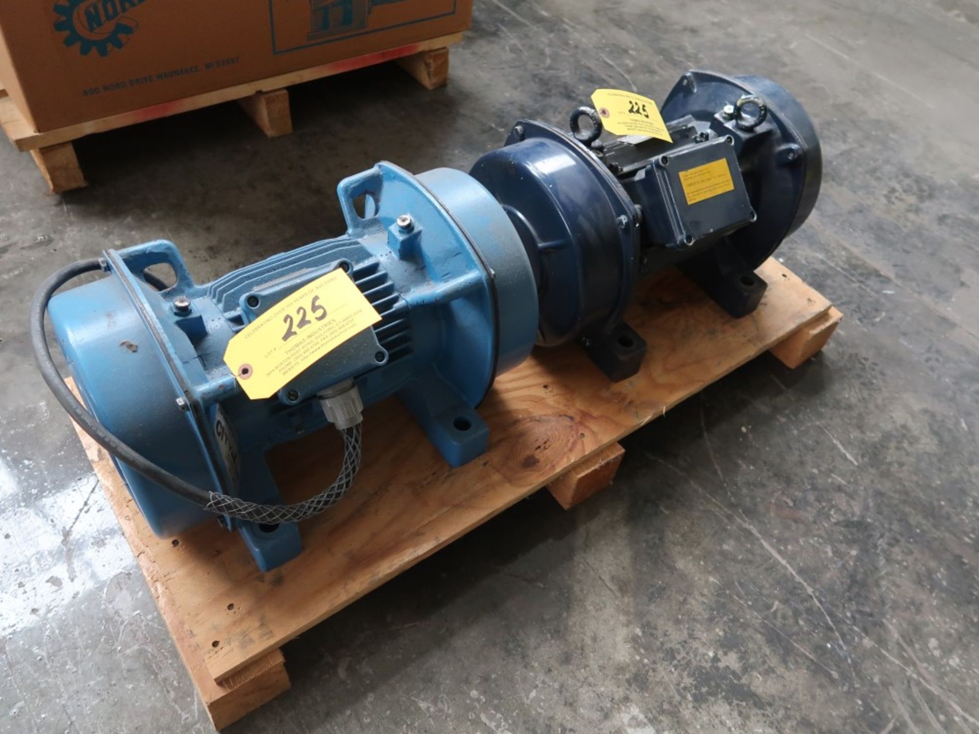 (2) Jost Vibrating Motors Model JU 156-230