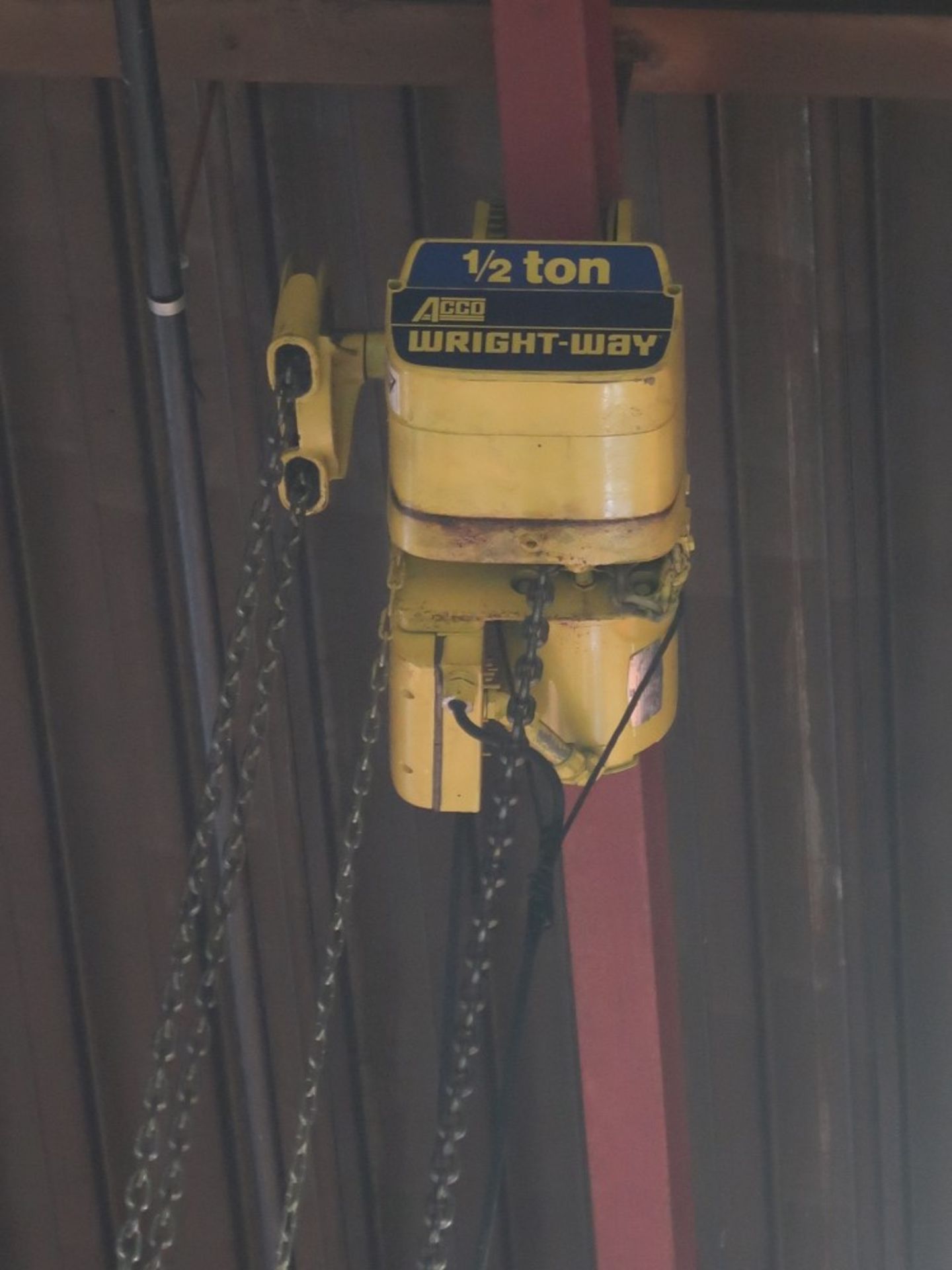 Wright Way 1/2 Ton Cap Electric Chain Hoist