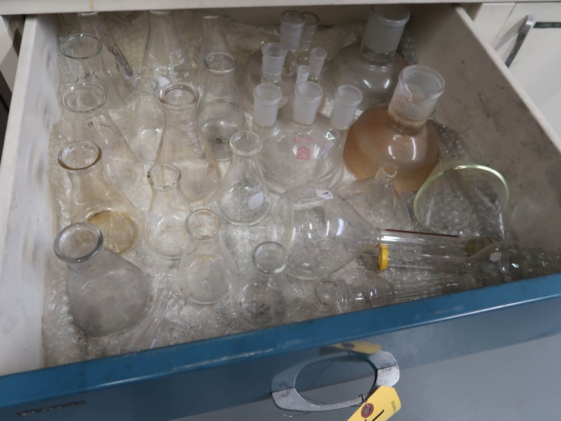Large Assortment of Laboratory Glassware Located in Lab Counter Drawers - Image 13 of 17