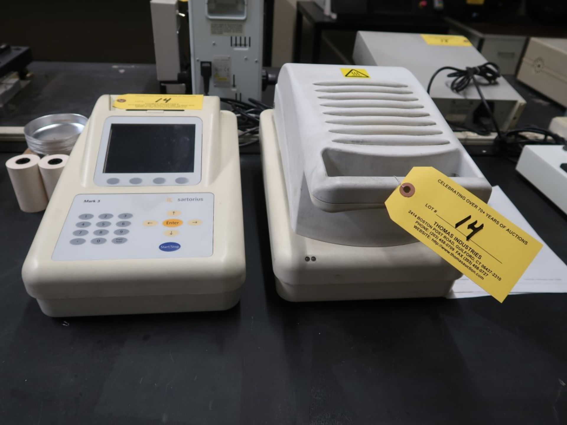 Sartorius LMA 100PQ Moisture Analyzer S/N 35150147 w/ Sartorius Mark 3 Printer - Image 3 of 5