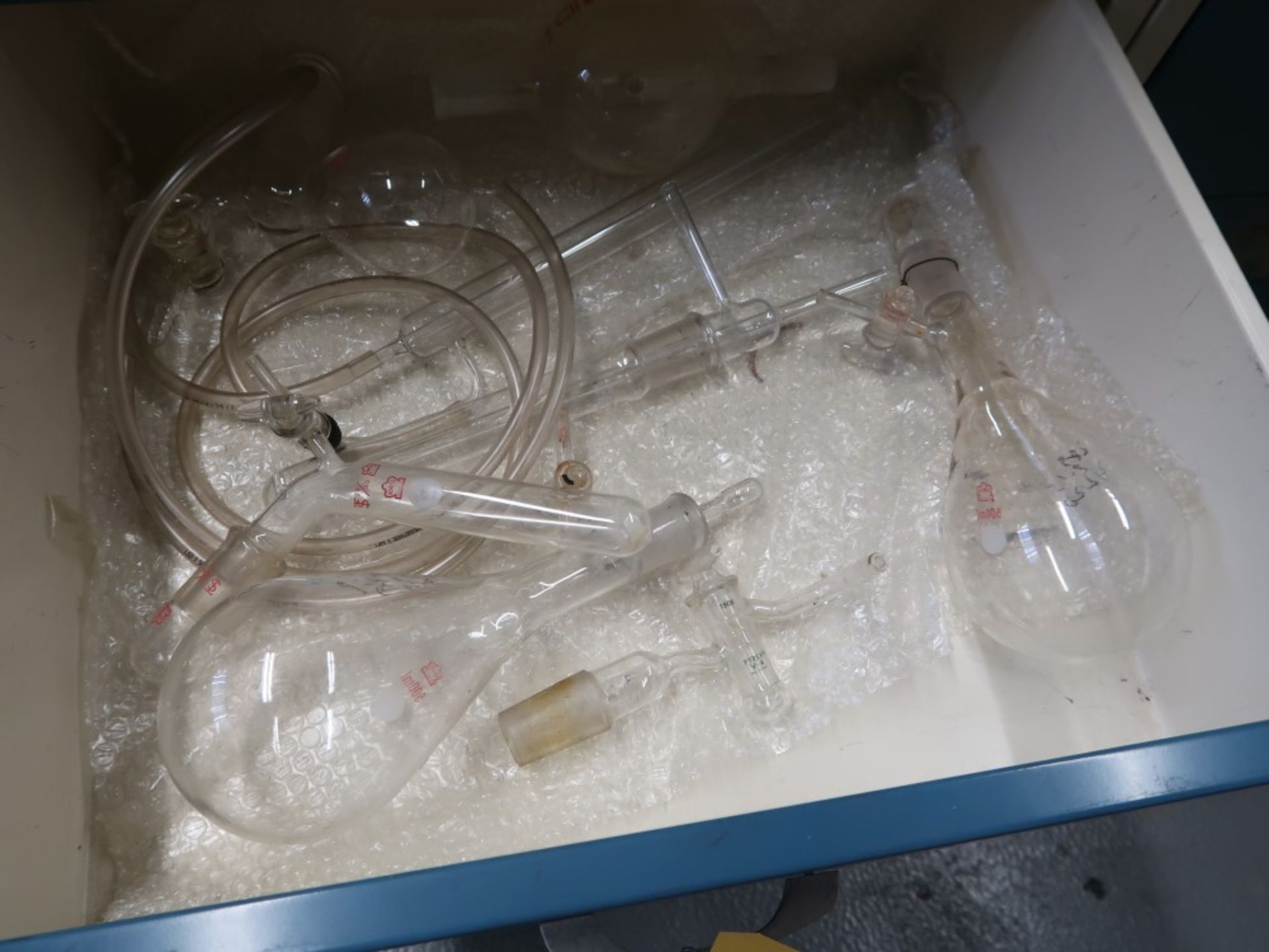 Large Assortment of Laboratory Glassware Located in Lab Counter Drawers - Image 17 of 17
