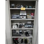 Cabinet w/ Contents Including: Large Assortment of Assorted Test Equipment
