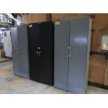 (3) Heavy Duty 2-Door Cabinets