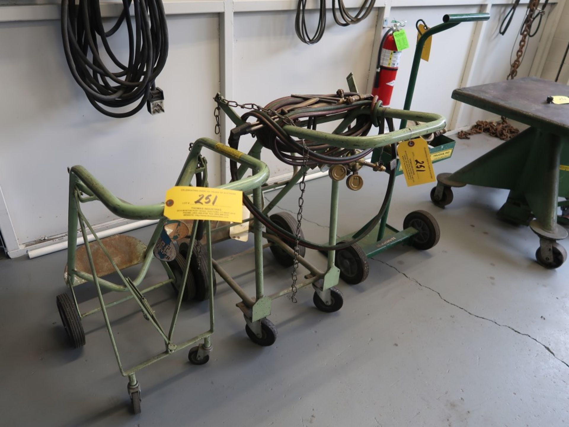 (3) Acetylene Carts w/ Torch and Regulators - Image 2 of 2