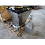 (2) Stainless Steel Hoppers w/ Seepex Cavity Pump