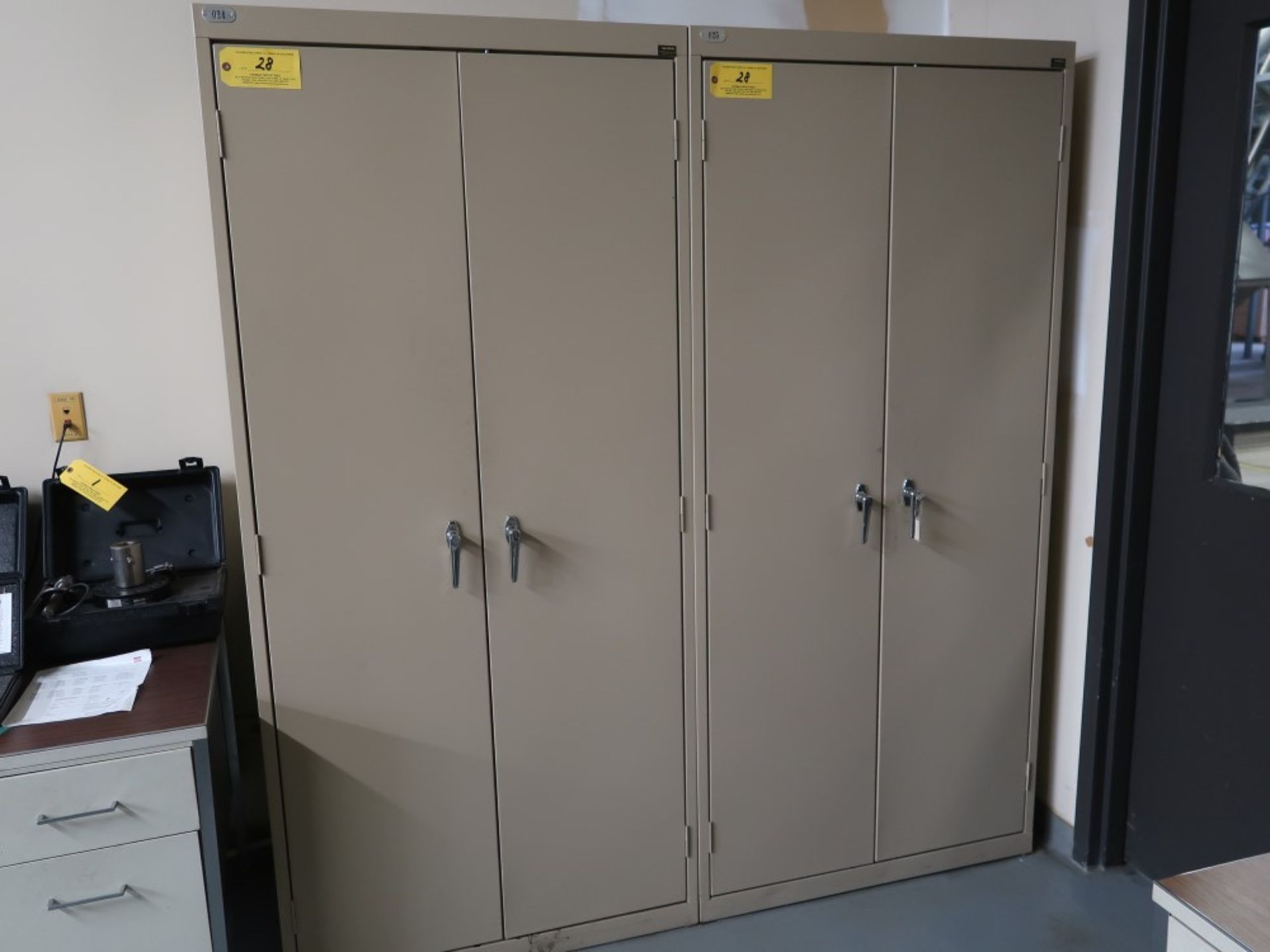 (2) Global 2-Door Metal Storage Cabinets - Image 4 of 4