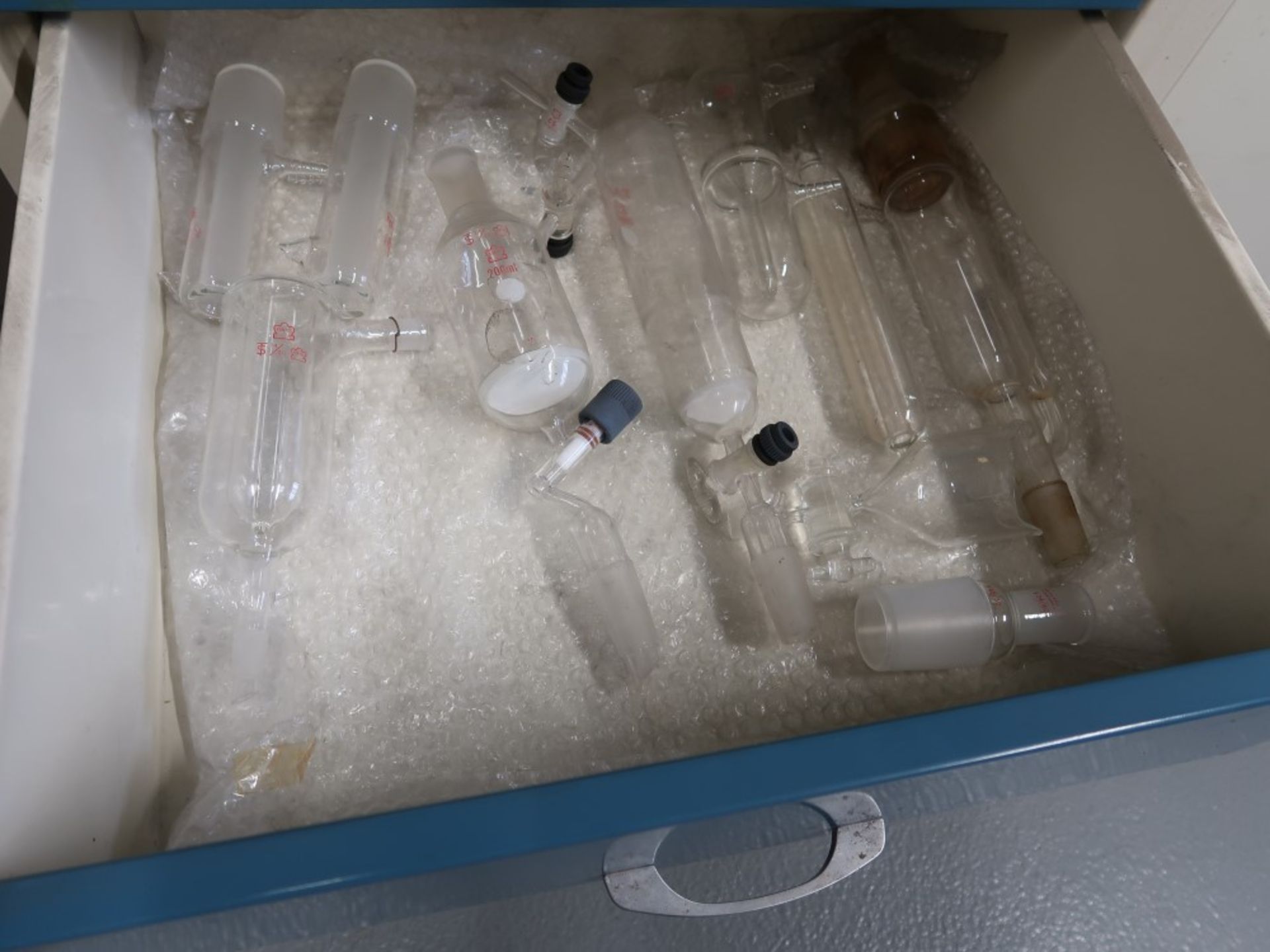 Large Assortment of Laboratory Glassware Located in Lab Counter Drawers - Image 15 of 17