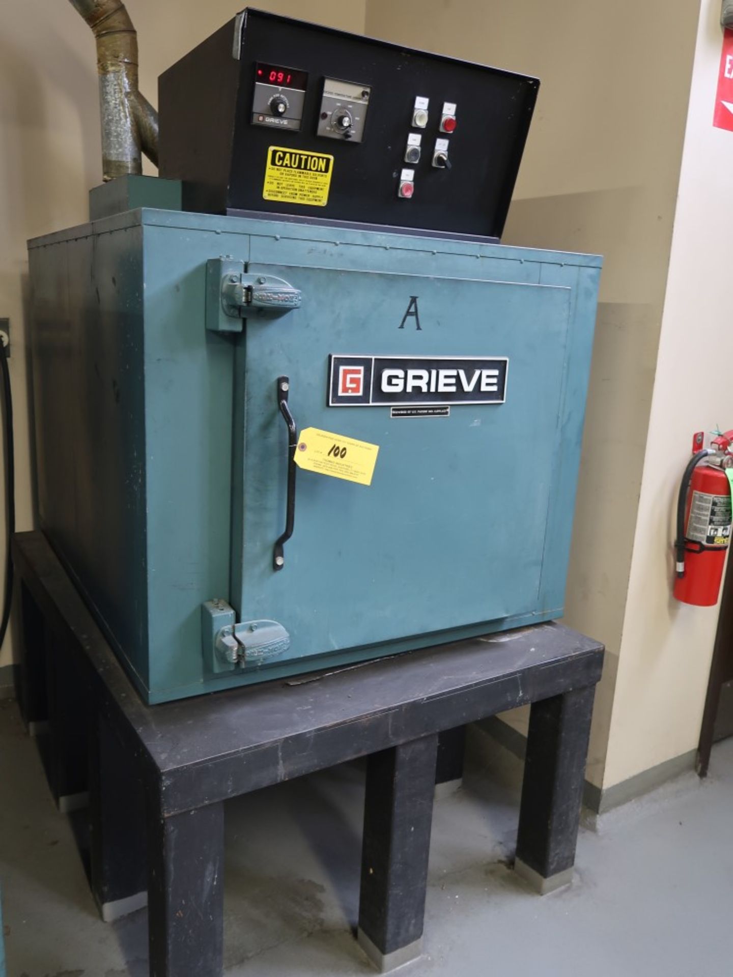 Grieve Electric Oven Model AF-500 S/N 370134 Max Temp 500 Degrees F - Image 3 of 5