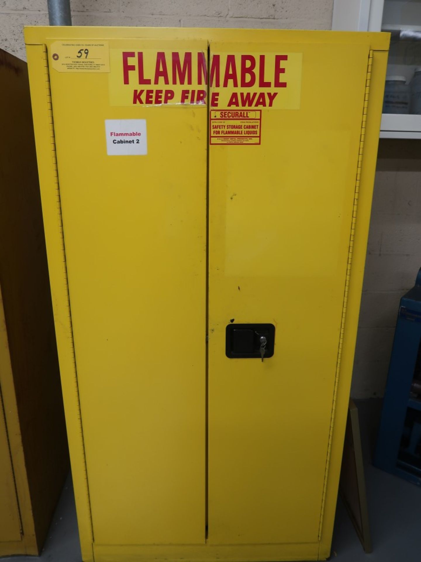 Securall Flammable Liquid Storage Cabinet - Image 2 of 3