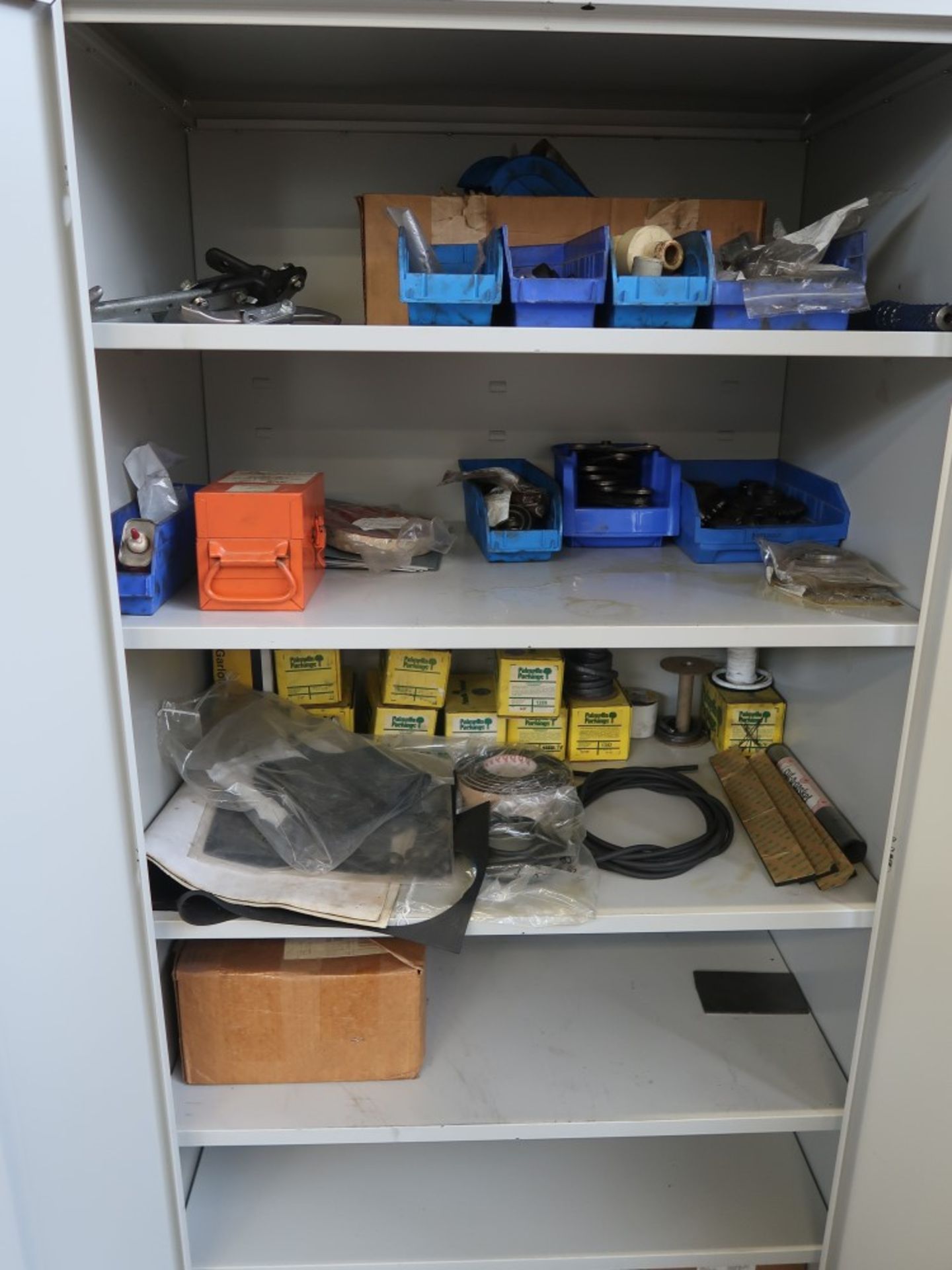 (5) Metal Storage Cabinets w/ Contents Including: Nuts, Bolts, Speed Controld, Bodine Electric - Image 5 of 6