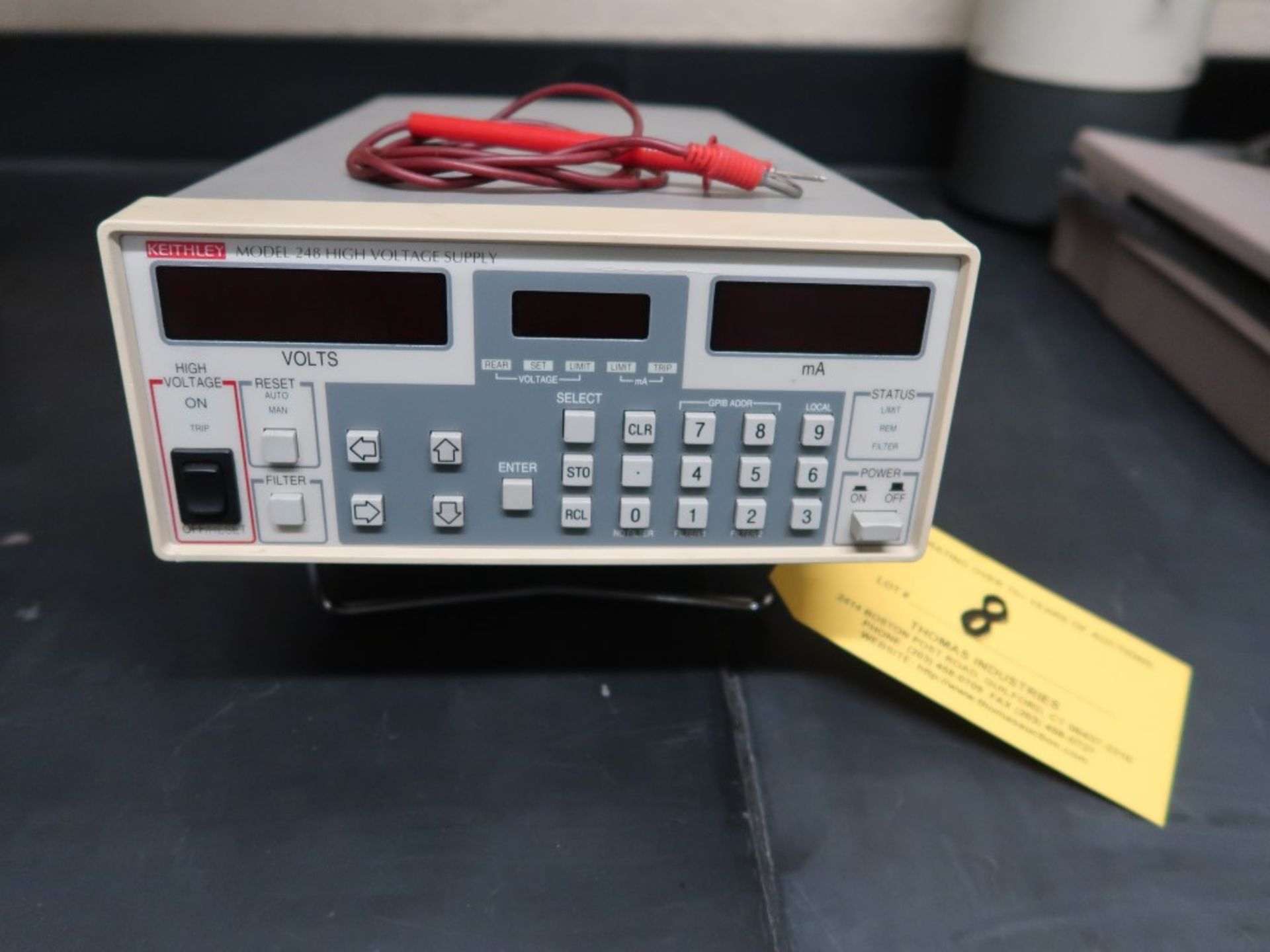 Keithley Model 248 High Voltage Supply S/N S000643 - Image 2 of 2
