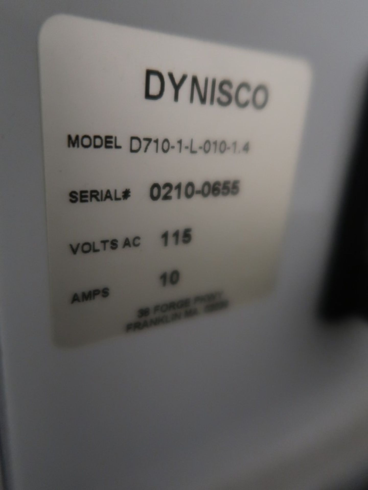 Dynisco LCR7000 Series Capillary Rheometer Model D710-1-L-010-1.4 S/N 0210-0655 w/ IBM - Image 7 of 7