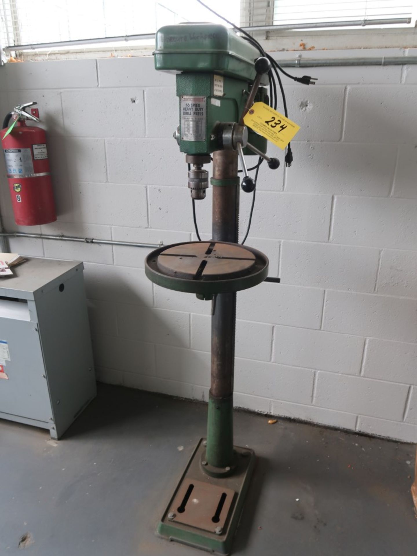 Central Machinery 16 Speed Heavy Duty Pedestal Drill Press Model T-583