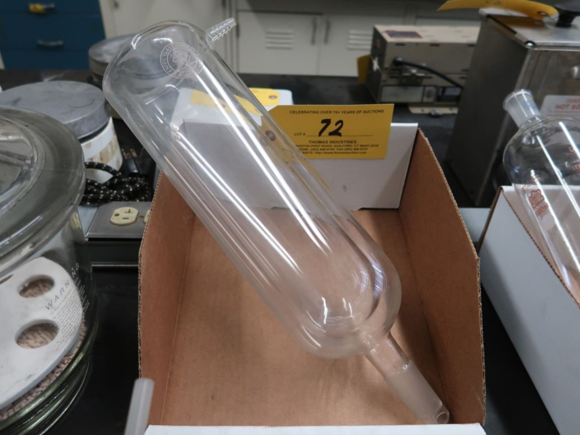 Cold Finger Condenser 16" x 4"; (1) 1C Cannon-Ubbelohde Dilution Glass Cappilary Viscometer; (1) Ace - Image 2 of 3