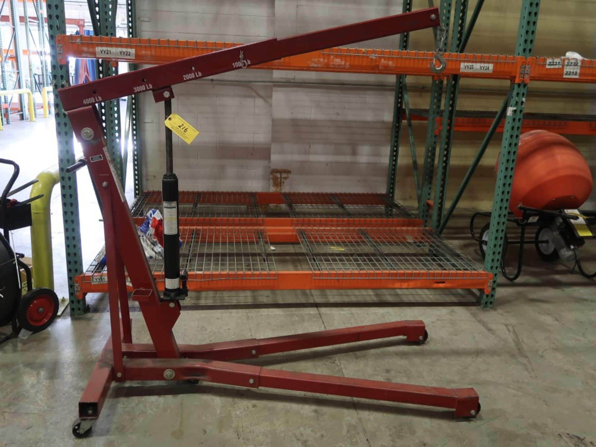 Argan Corelina Engine Hoist 4,000 Lb Cap - Image 2 of 3