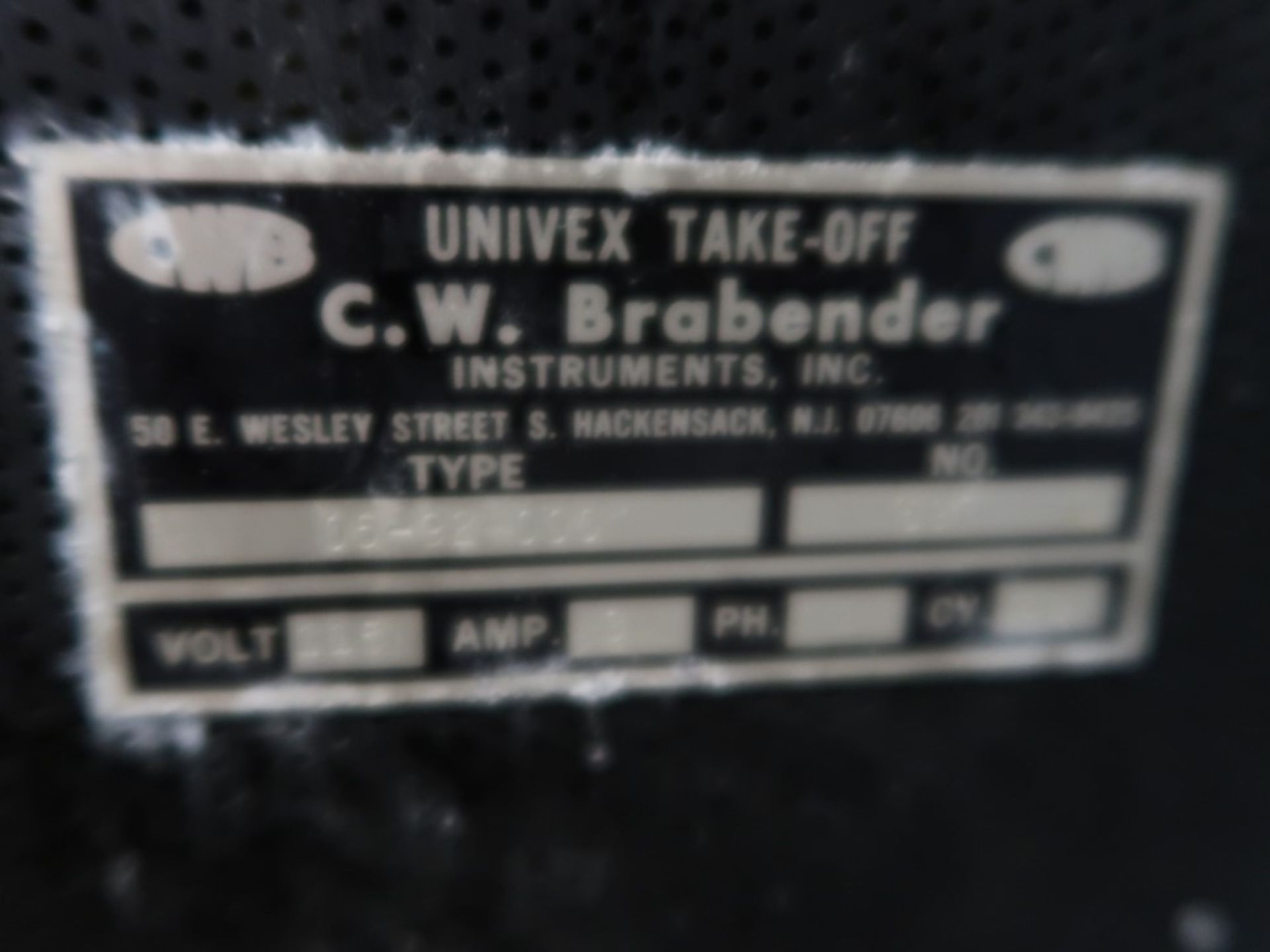 CW Brabender Univex Take Off Chill Roll Stack Unit 8" x 4" Dia Model SFR-100-B - Image 4 of 4