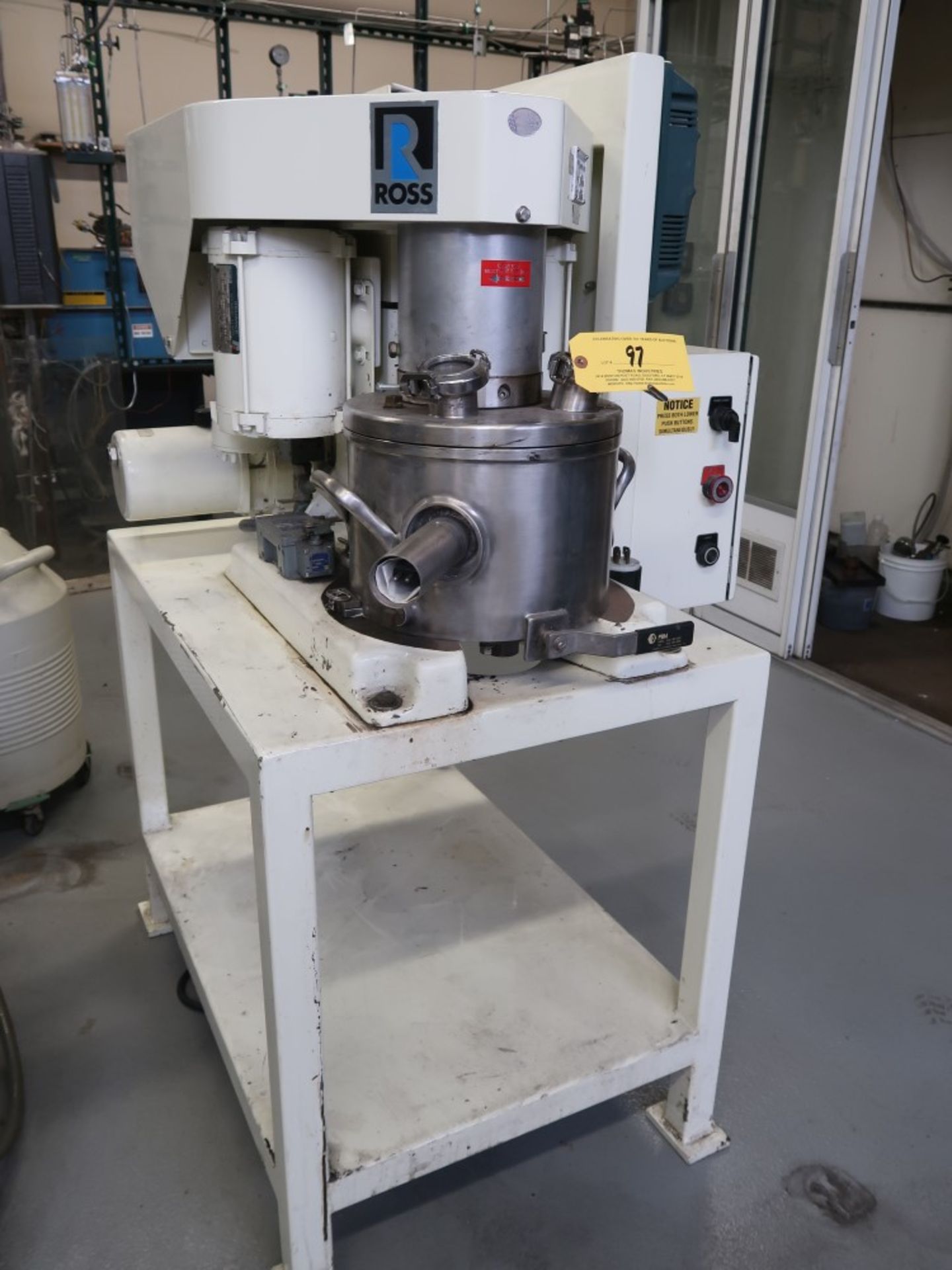 Ross 2-Gallon Planetary Mixer Model PVM-2 S/N 72402, Vacuum and Jacketed - Image 3 of 6