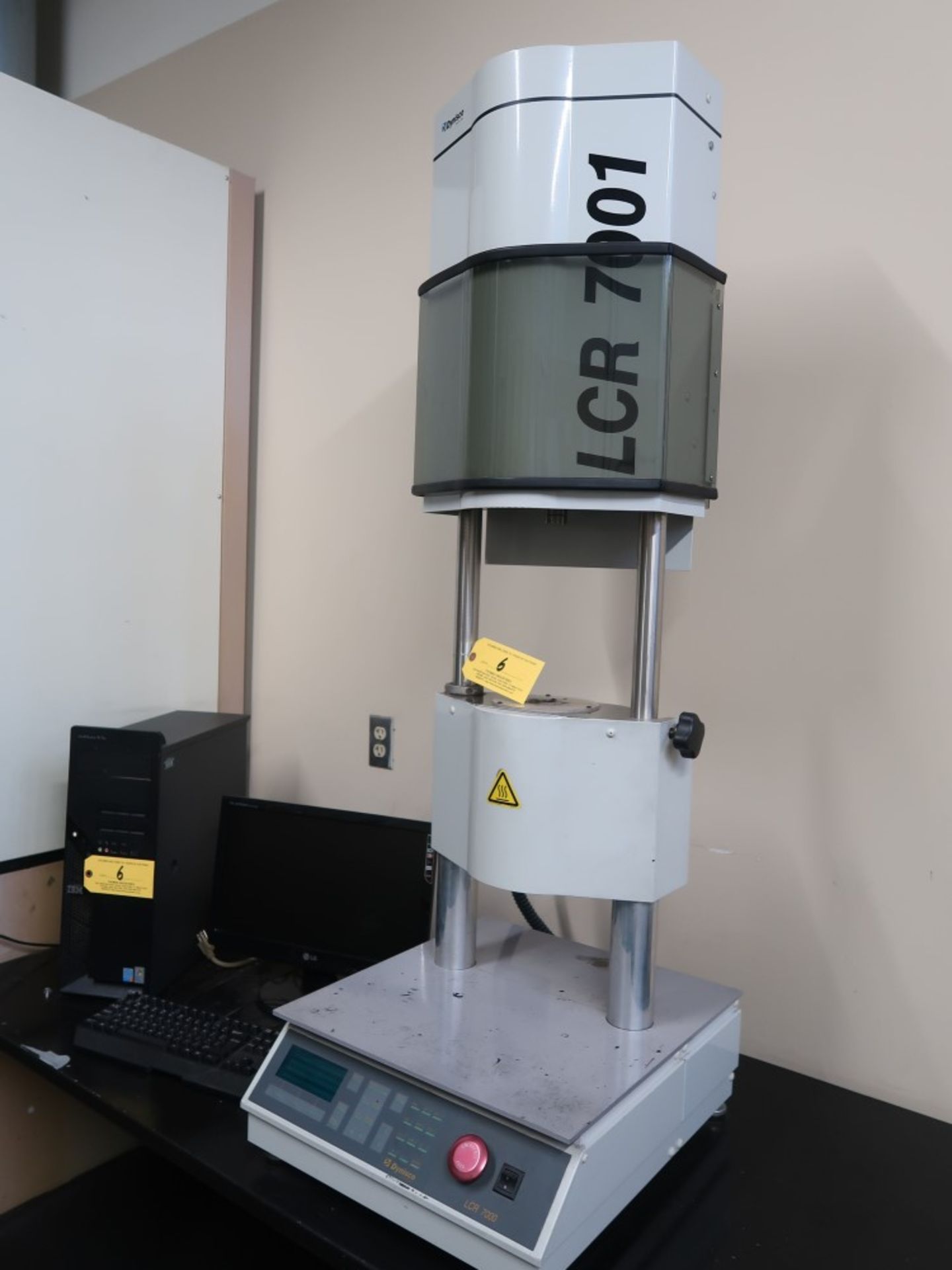 Dynisco LCR7000 Series Capillary Rheometer Model D710-1-L-010-1.4 S/N 0210-0655 w/ IBM - Image 2 of 7