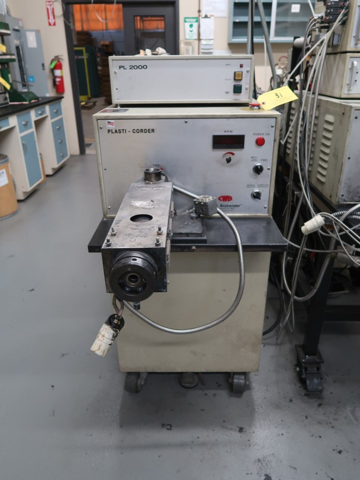 CW Brabender Plasticorde CL-2000 ,75 Extruder - Image 3 of 6