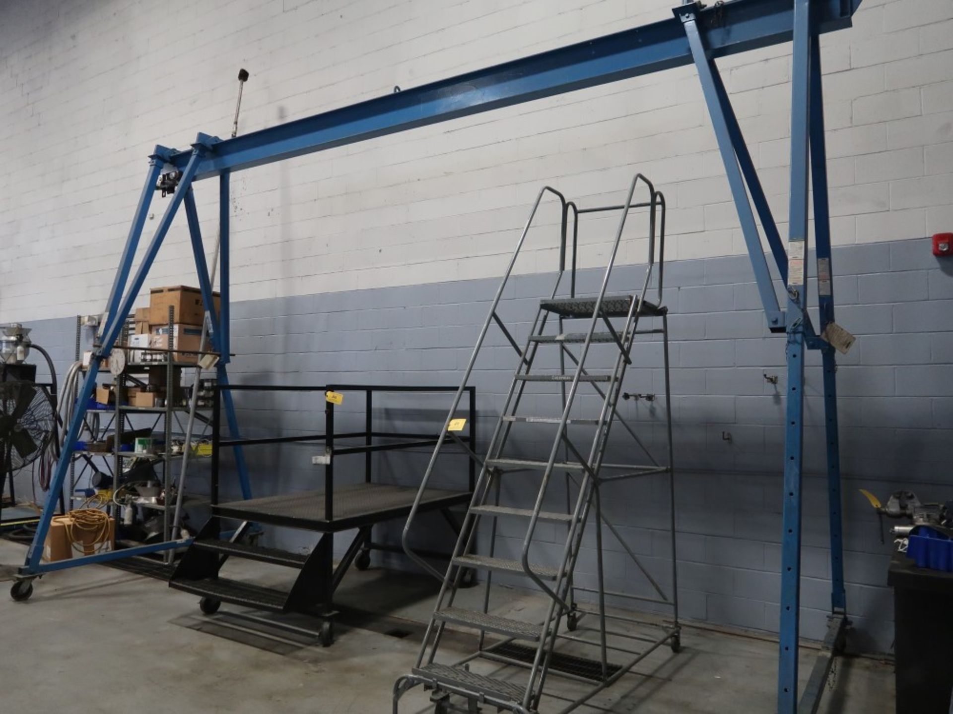 Spanco Portable Gantry Approx 20' Adjustable Height and Width - Image 2 of 3
