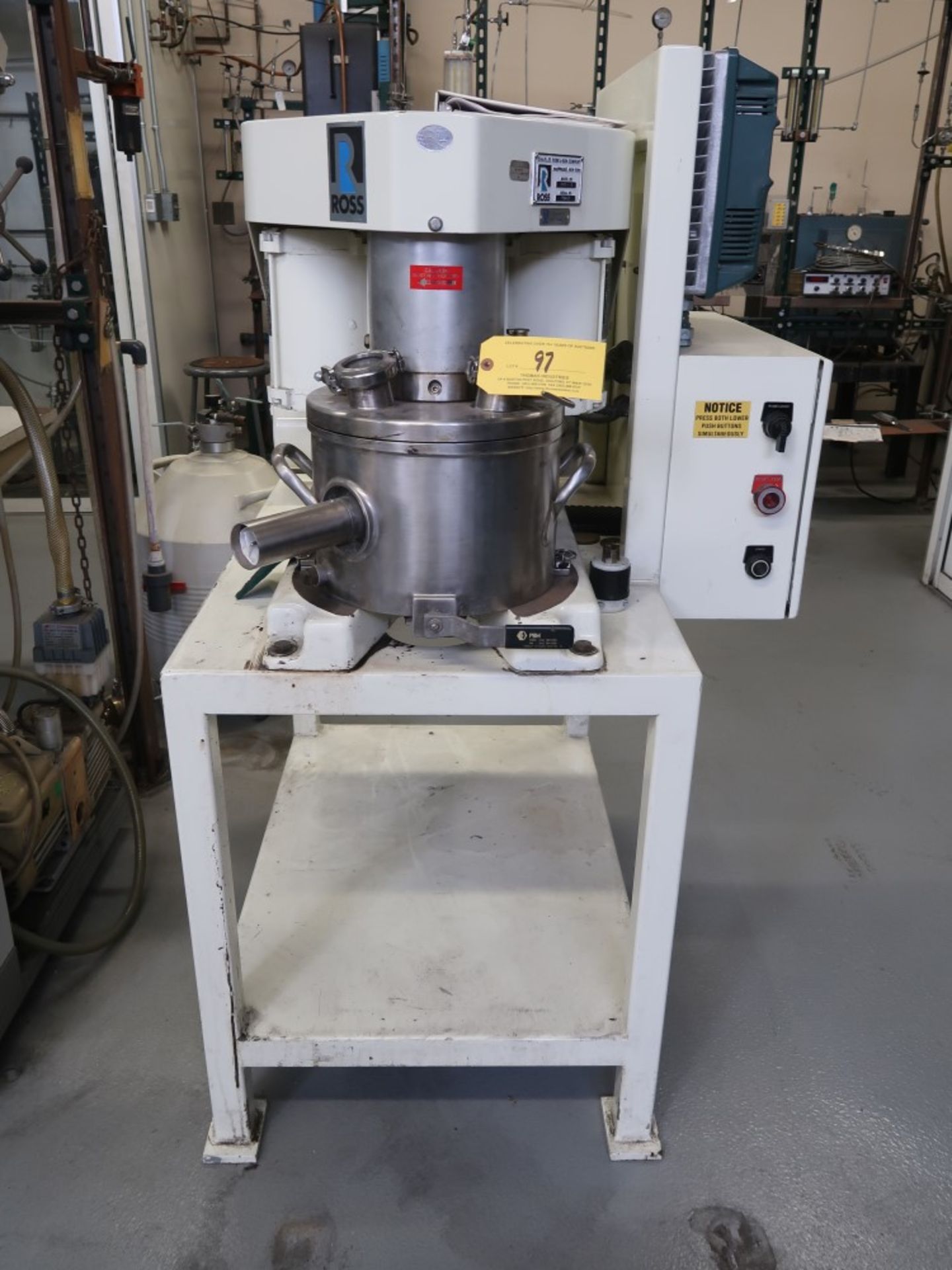 Ross 2-Gallon Planetary Mixer Model PVM-2 S/N 72402, Vacuum and Jacketed - Image 2 of 6