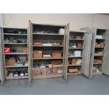 (4) 2-Door Storage Cabinets w/ Contents Including: Assorted Lab Supplies Including Scintillation