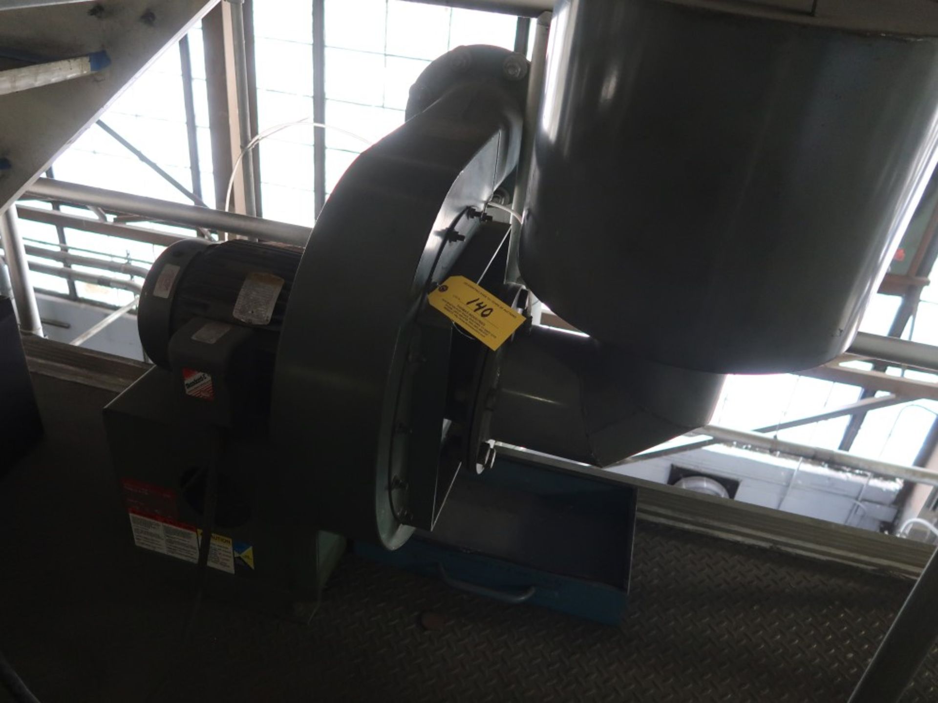 2002 New York Blower 7.5 HP Pressure Blower 35000 RPM (LOCATED ON MEZZANINE)