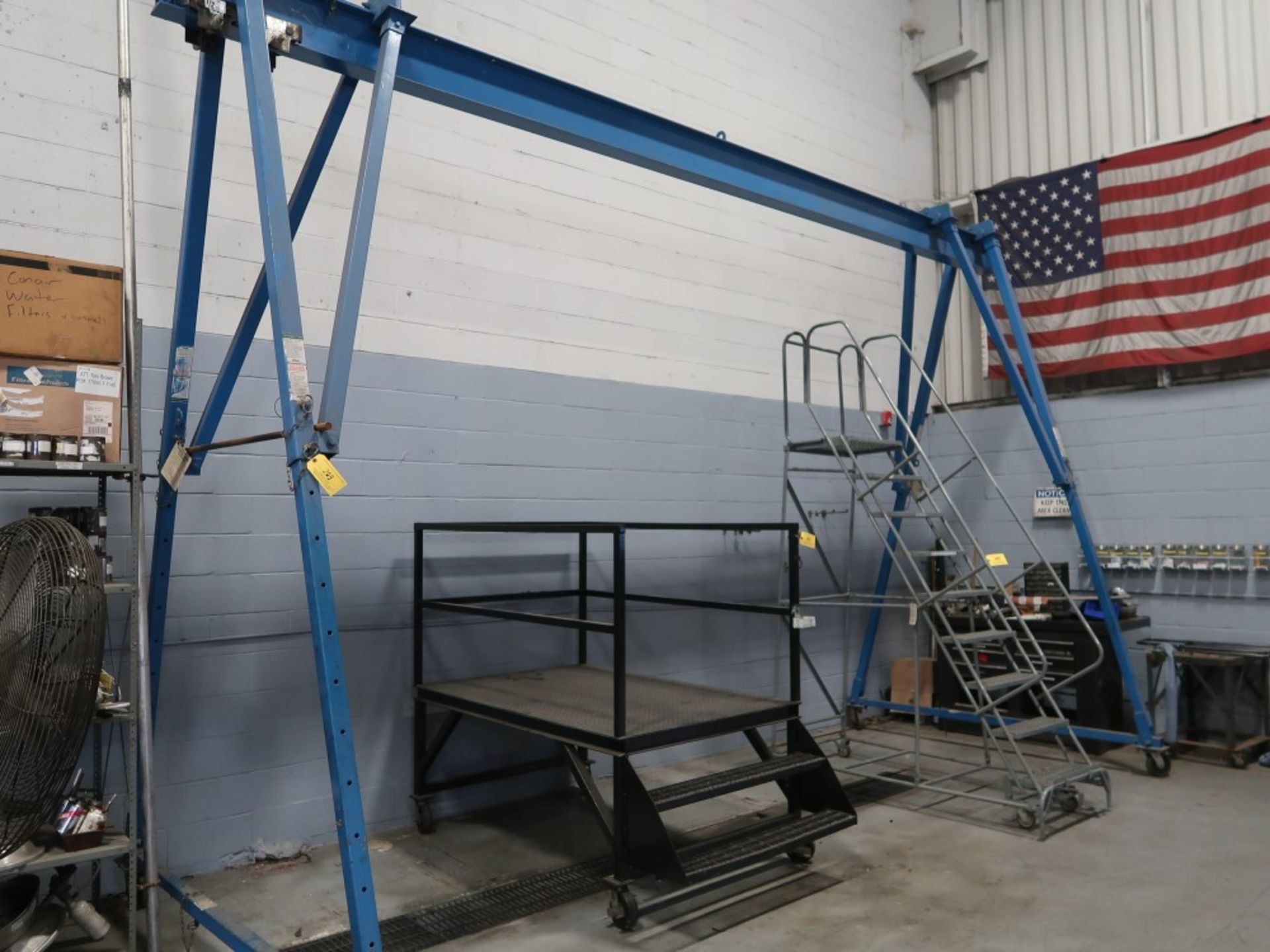 Spanco Portable Gantry Approx 20' Adjustable Height and Width