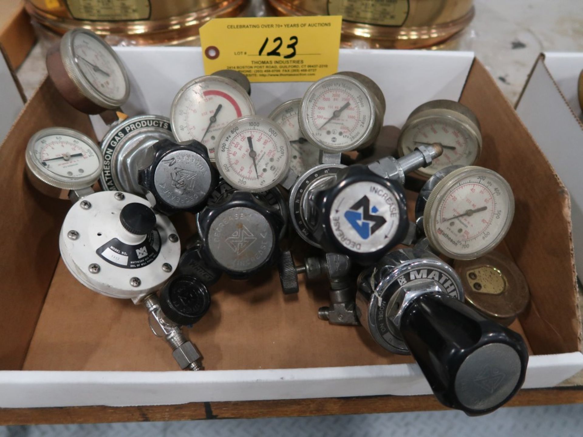 Assorted Gas Regulators