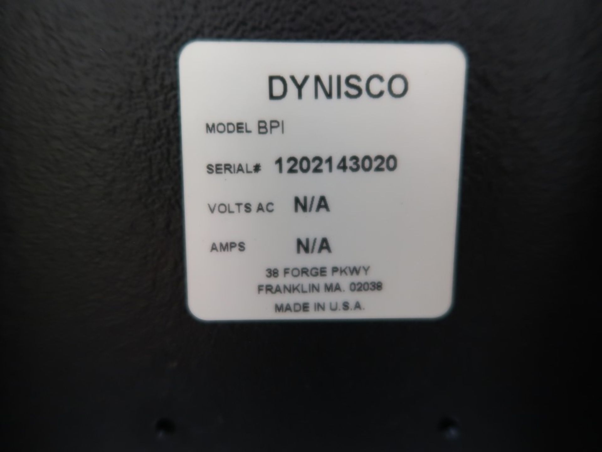 Dynisco Model BPI Basic Pendulum Impact Tester S/N 1202143020 - Image 5 of 5