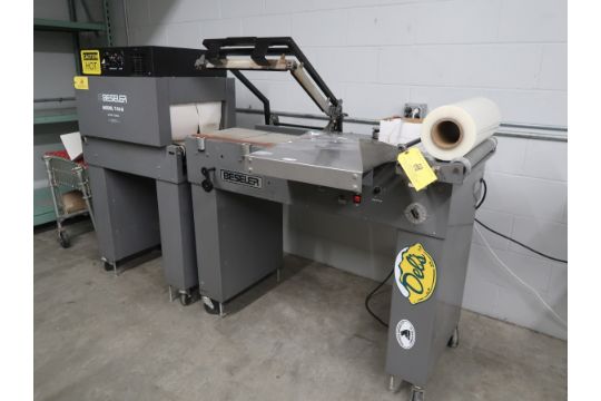 Beseler Model 2016-MTB-II Shrink Wrap System S/N 03011055, w/ Beseler Heat Shrink Tunnel - Image 3 of 4