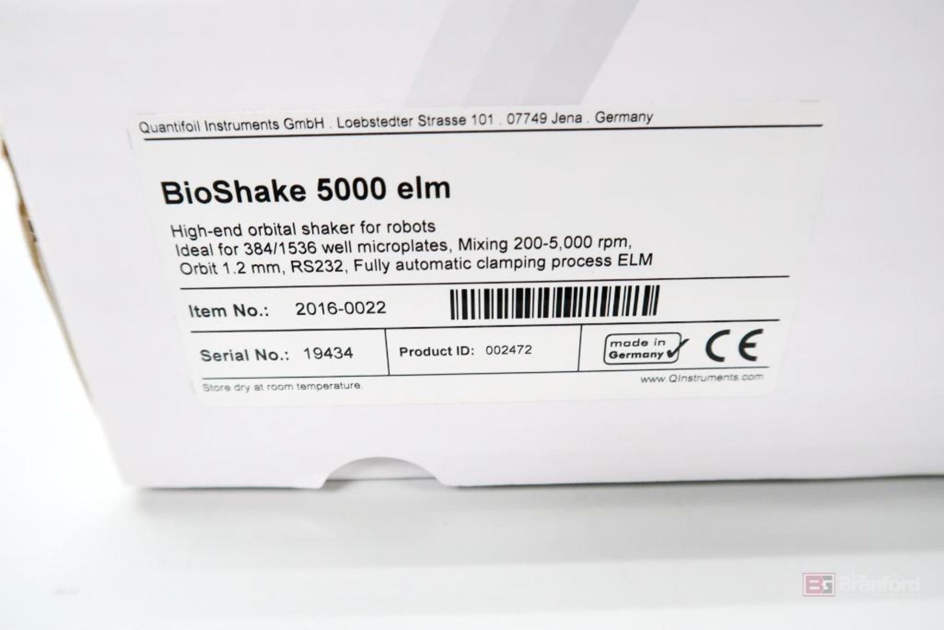 Q Instruments BioShake 5000 elm Orbital Shaker - Image 2 of 4